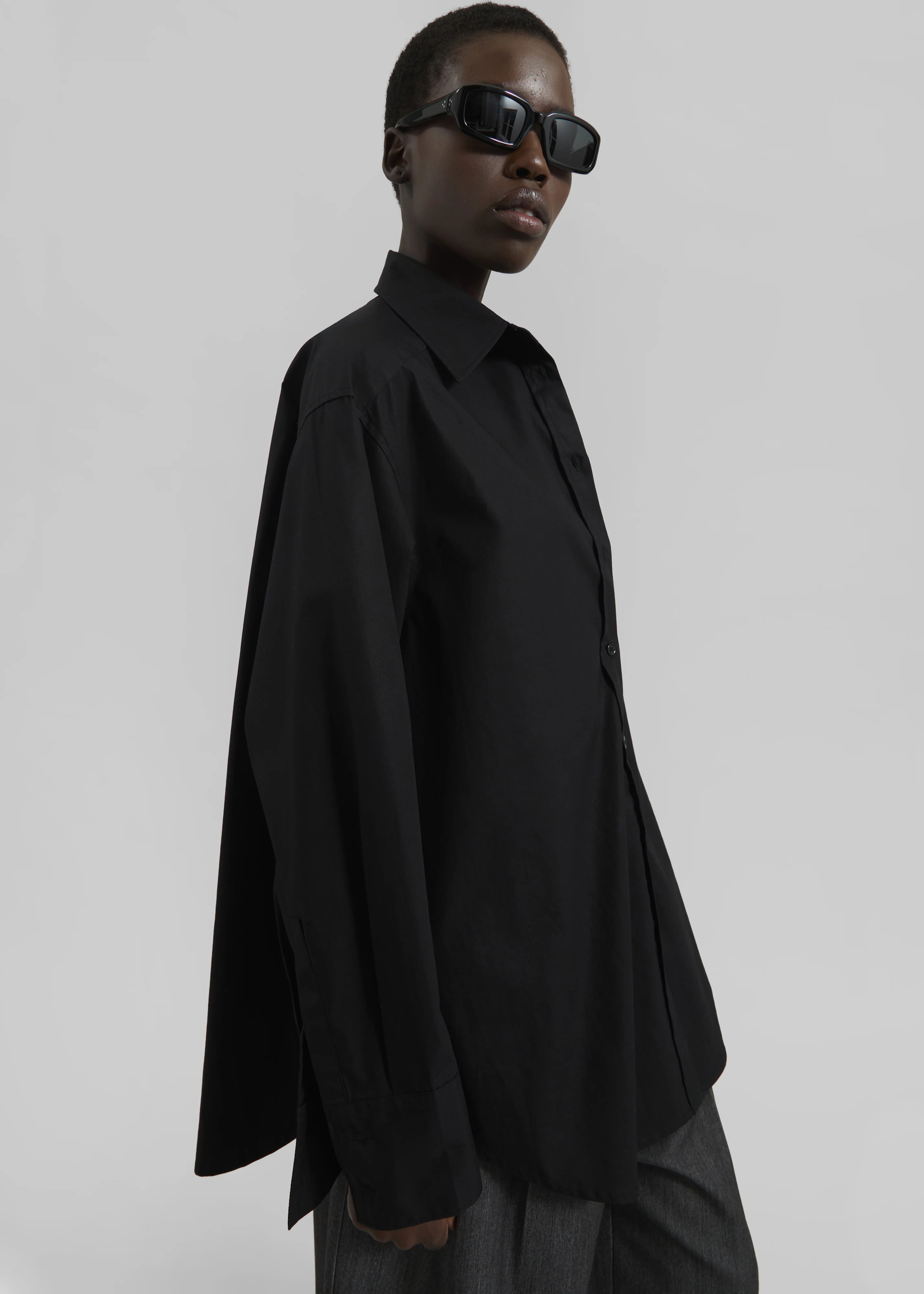 Kent Button Up Shirt - Black - Image 4