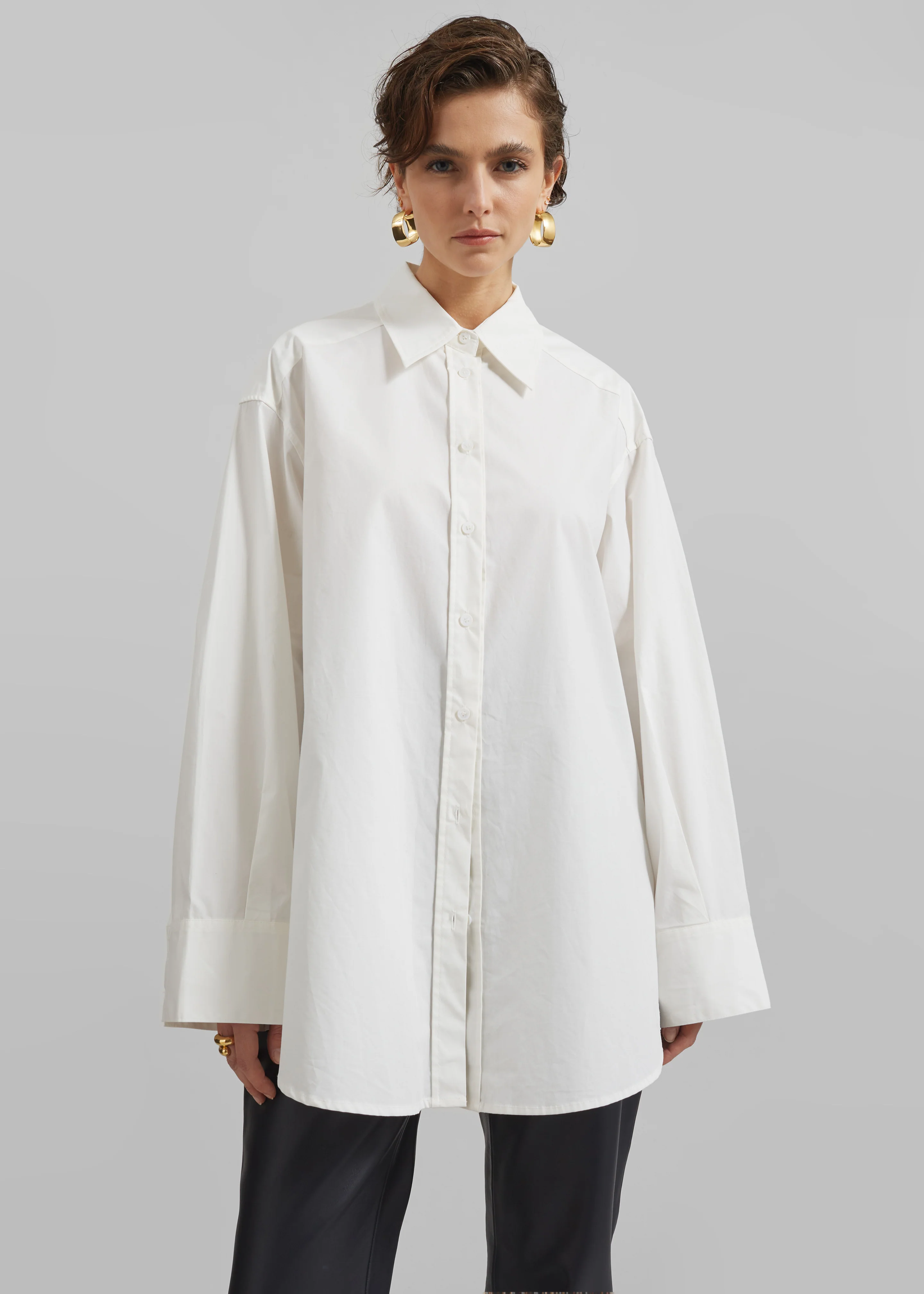 Kent Button Up Shirt - White - Image 5