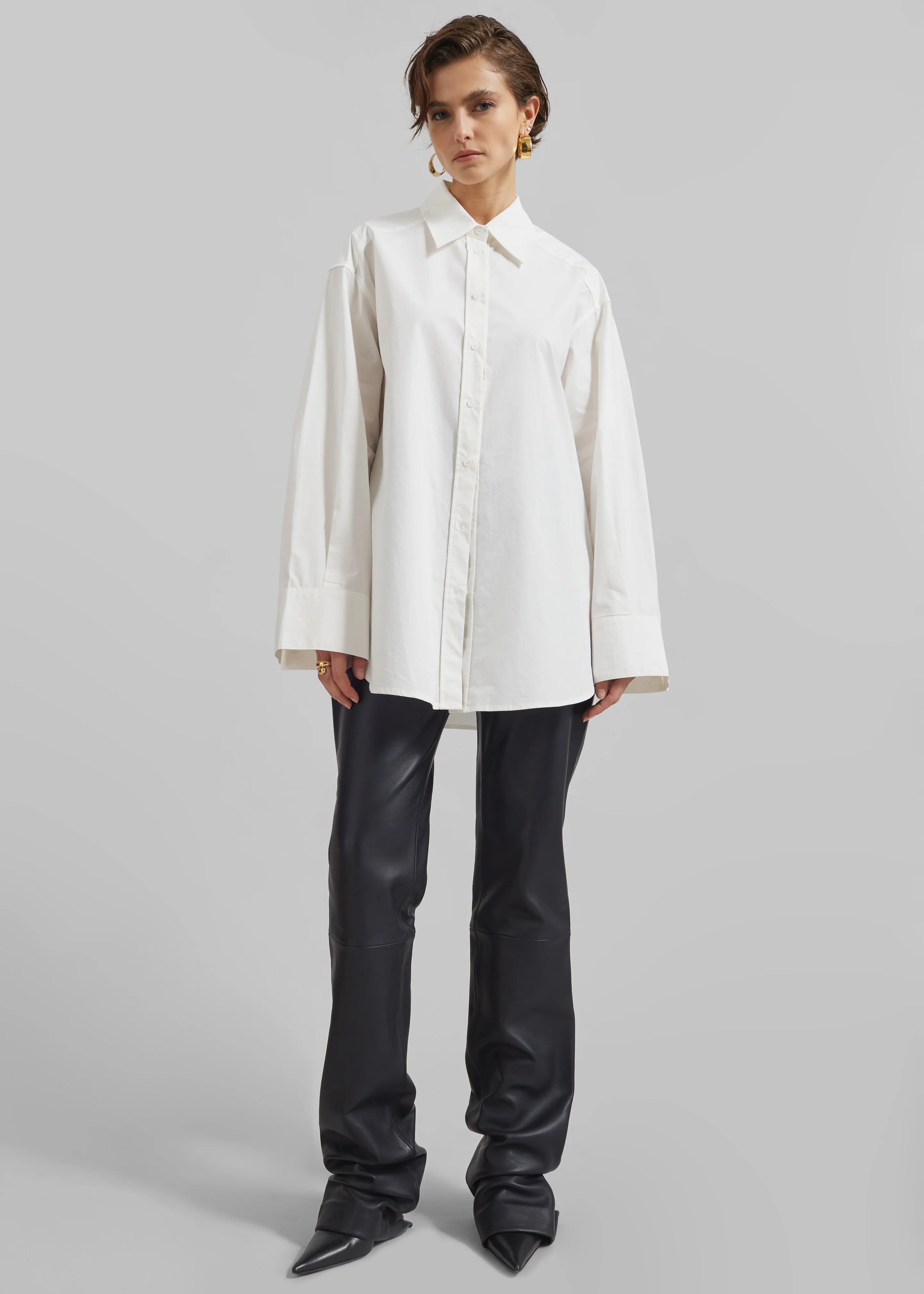Kent Button Up Shirt - White - Image 6
