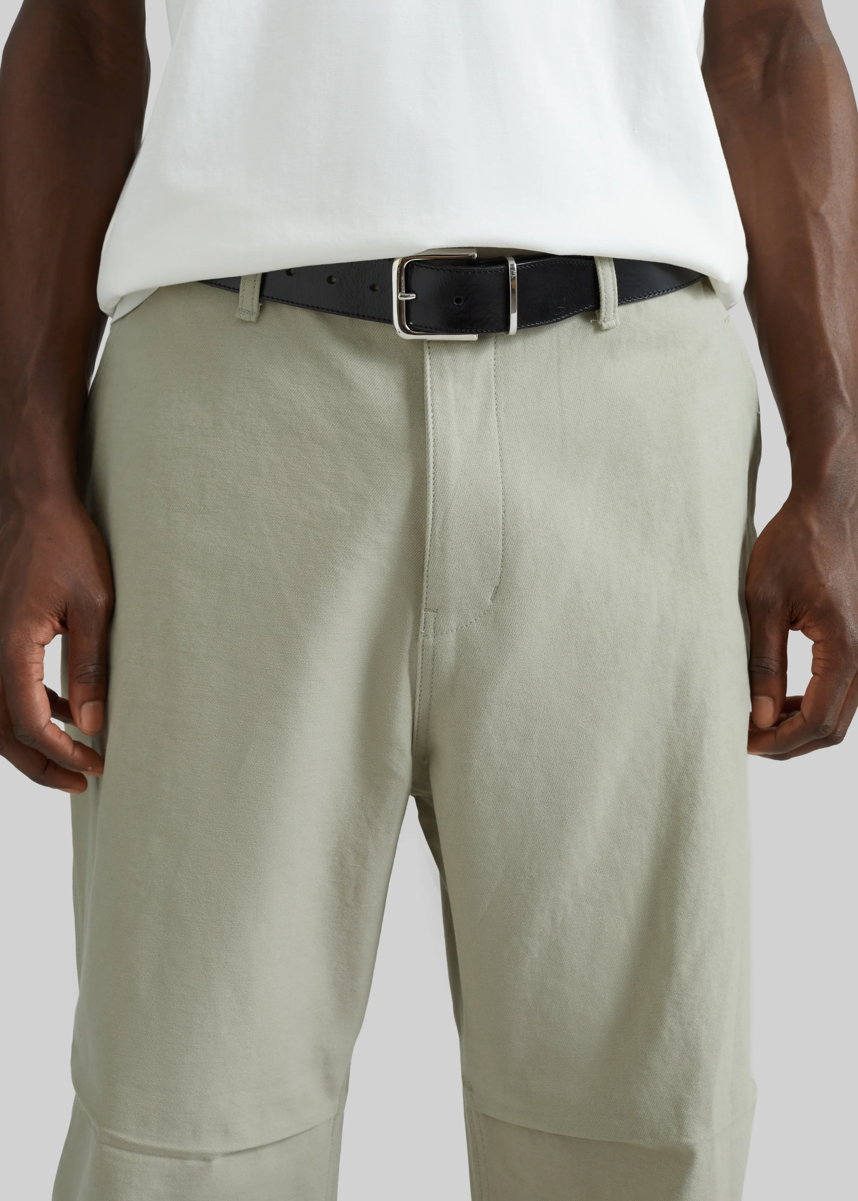 Kenton Cotton Pants - Beige - Image 3