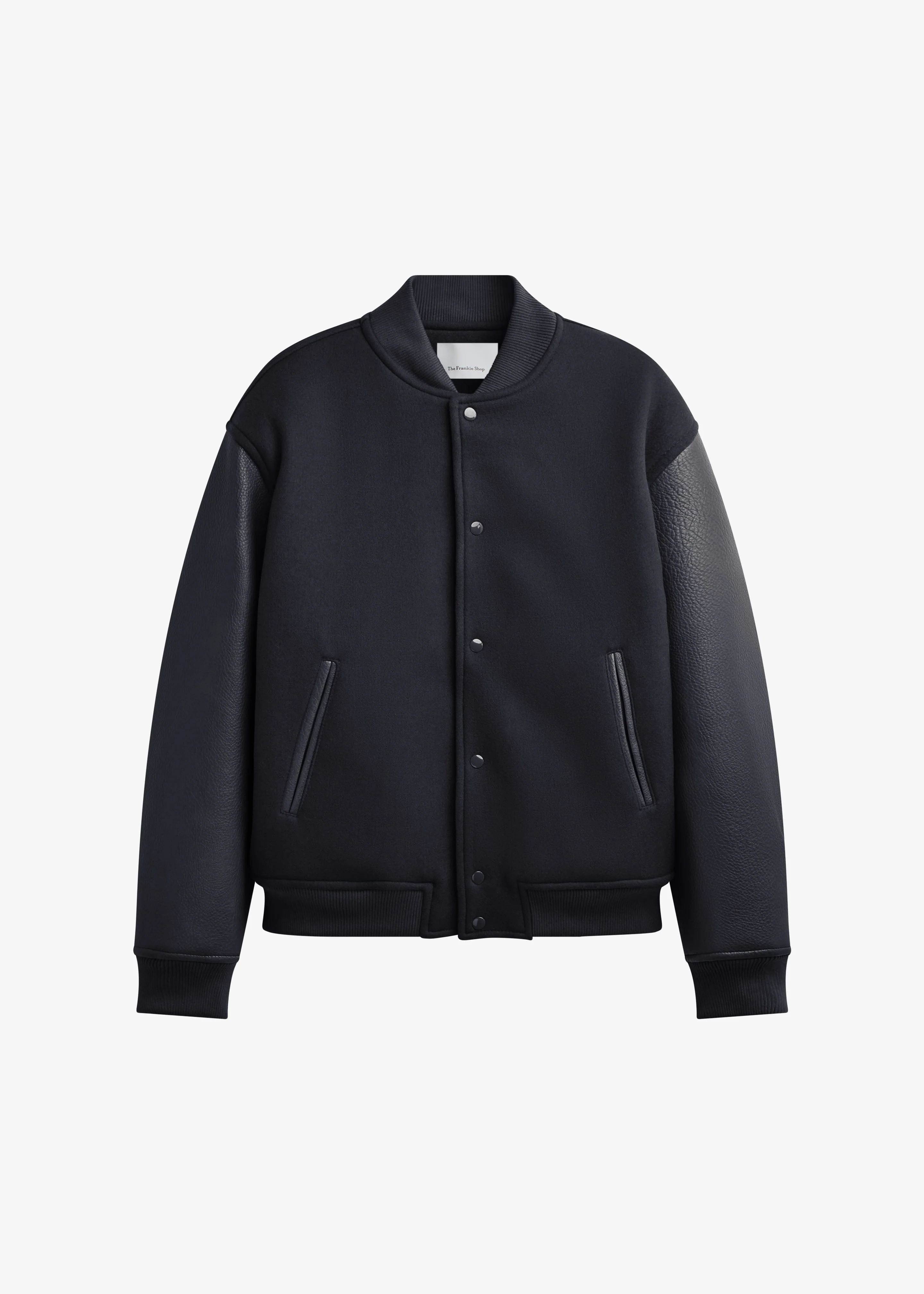 Kerava Oversized Bomber Jacket - Black - Image 9