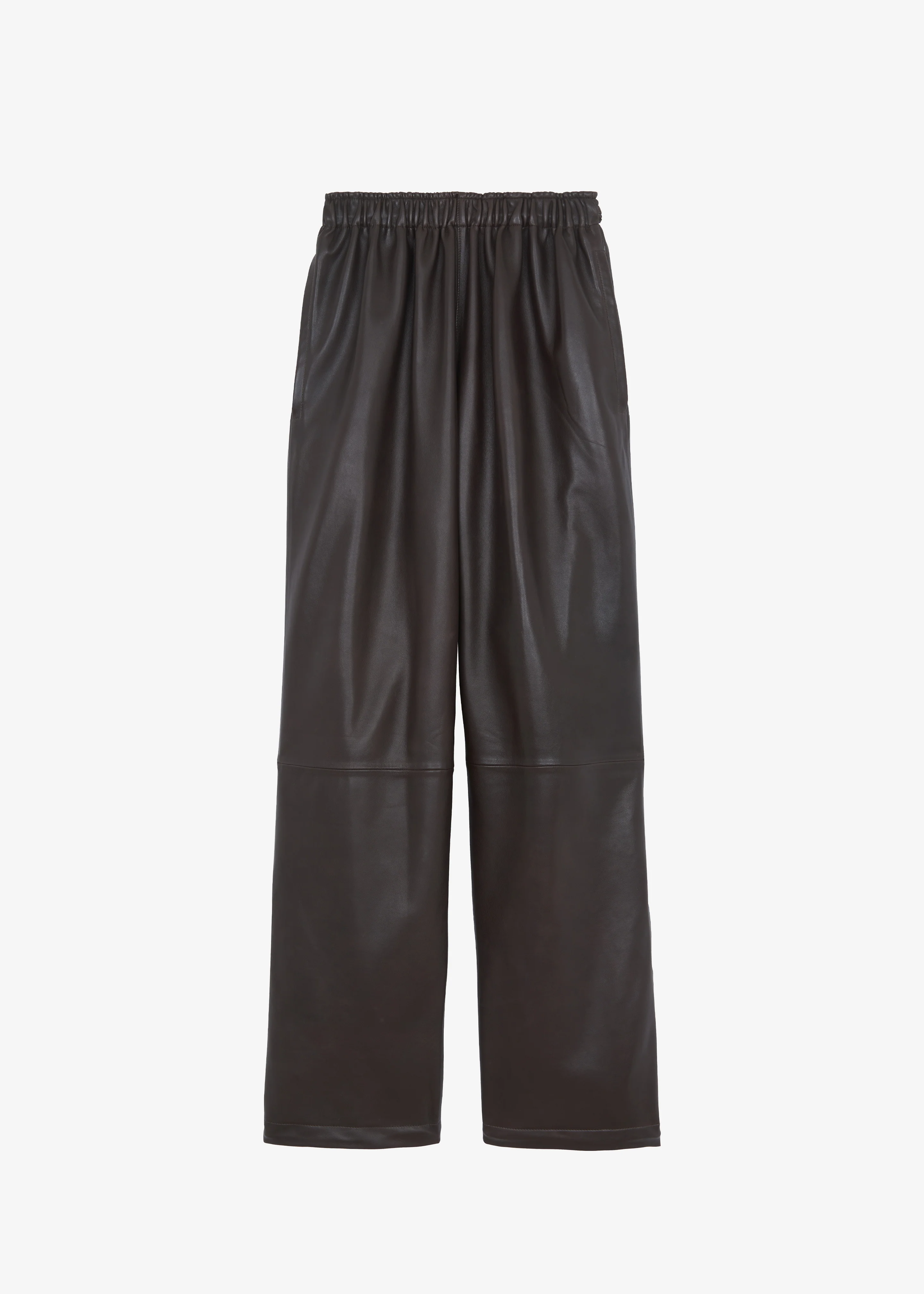 Kevin Leather Trousers - Brown - Image 18