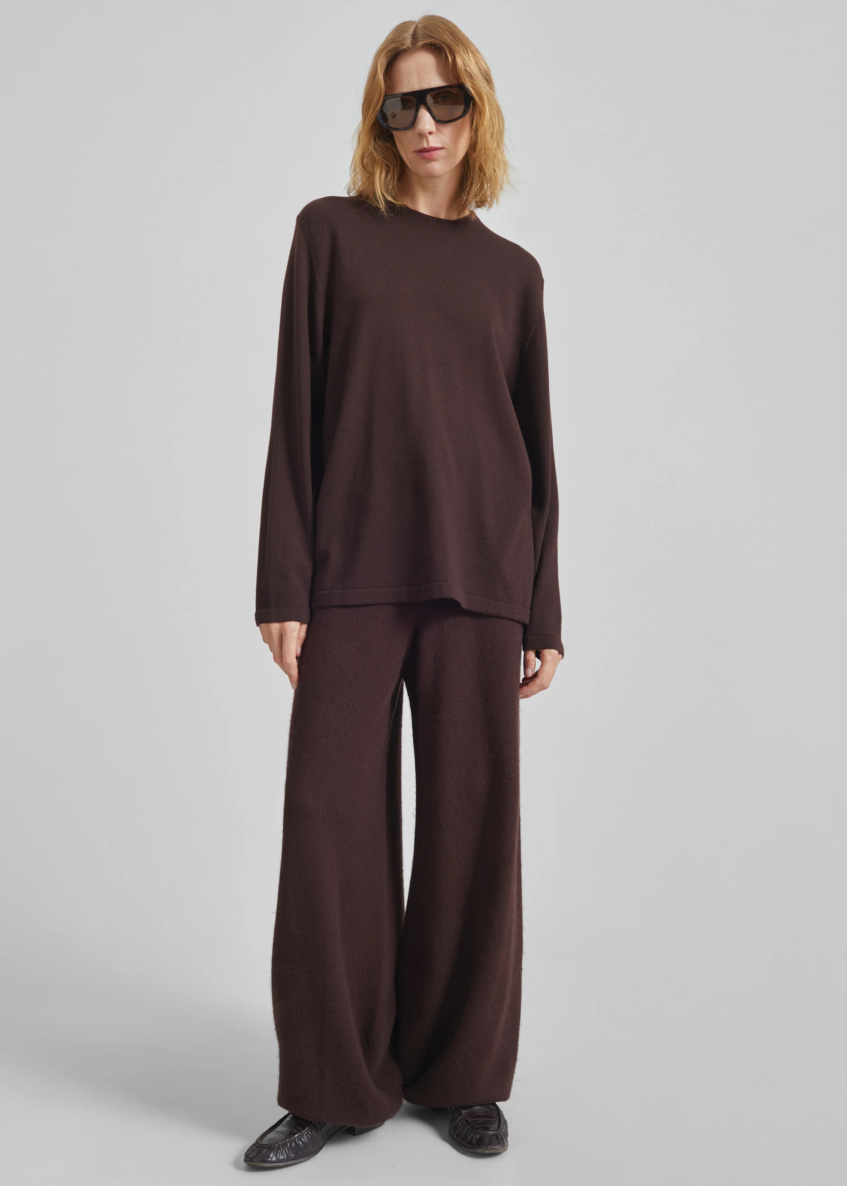 Kladno Knit Joggers - Brown - Image 3