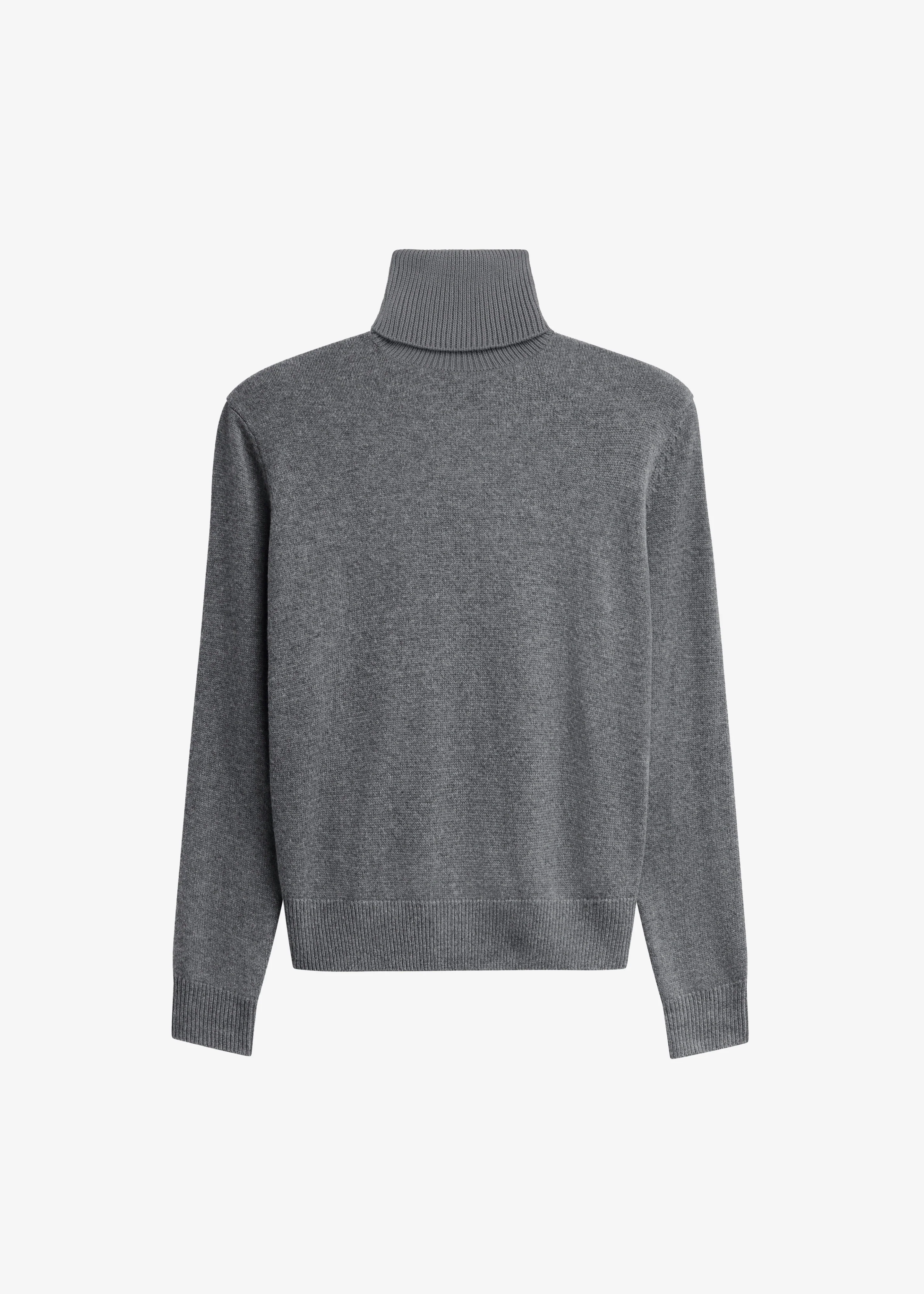 Koler Padded Knit Turtleneck - Grey - Image 11