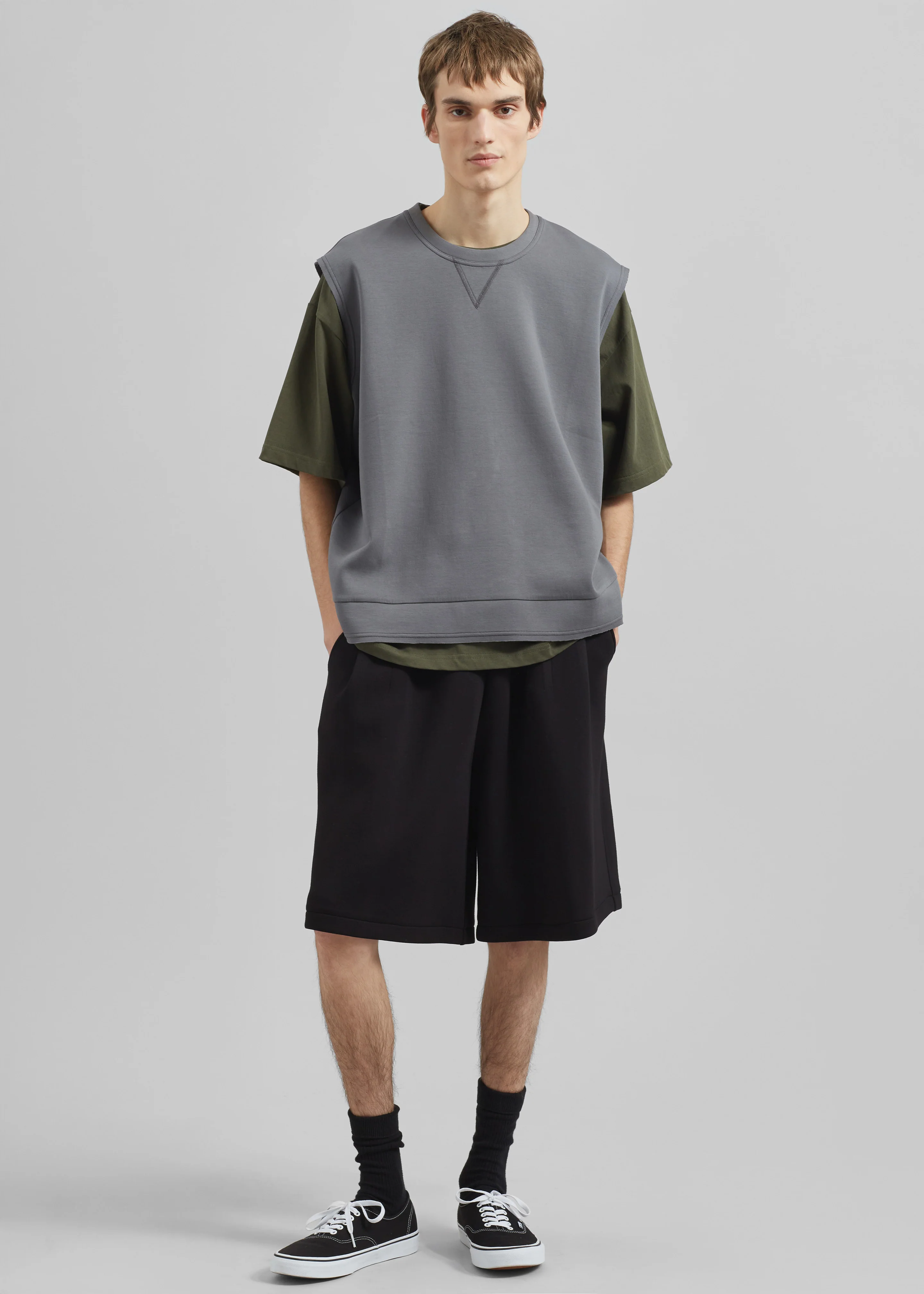 Laos Tank Top - Slate Grey - Image 3