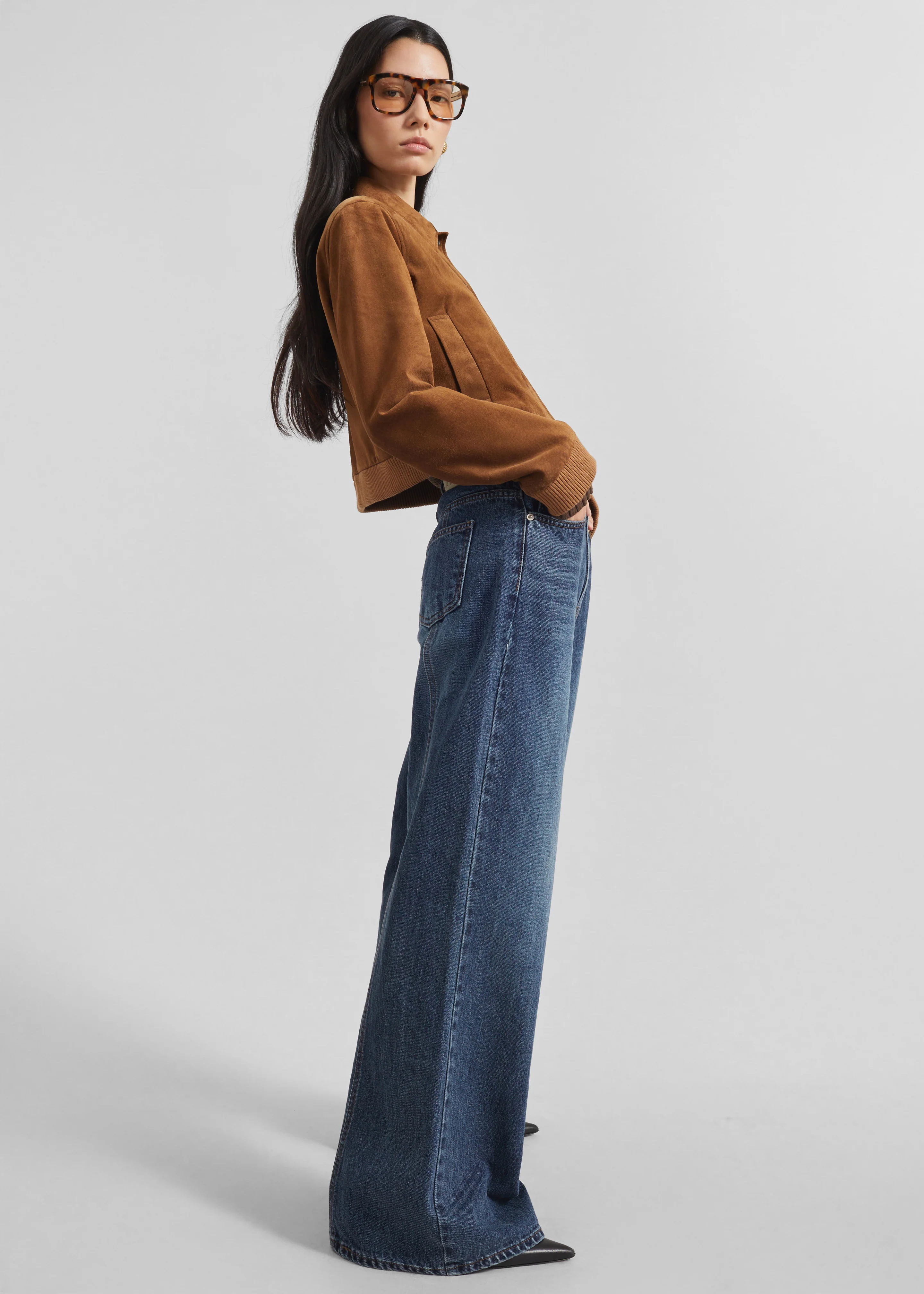 Larvik Wide Jeans - Medium Wash