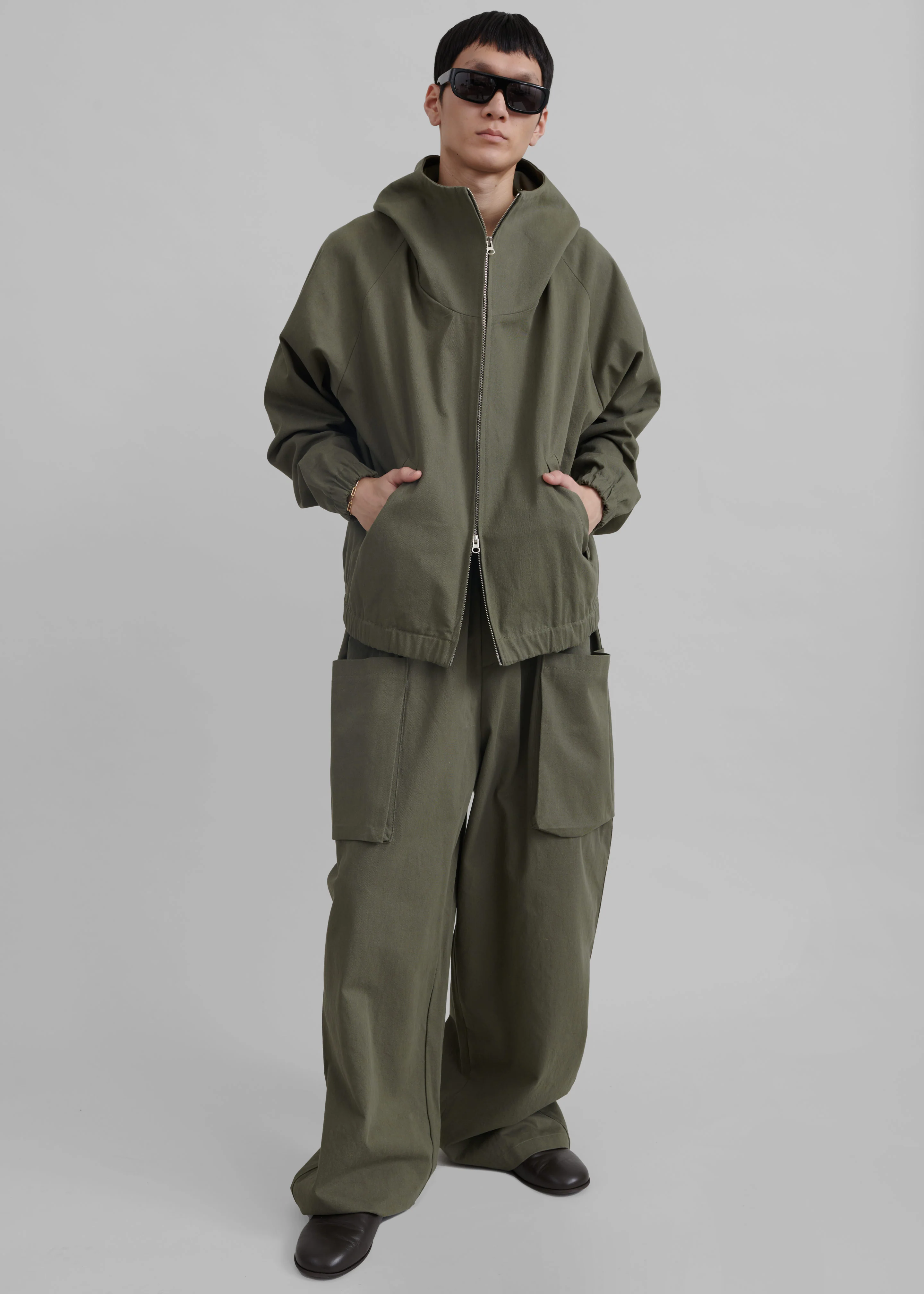 Lauri Drawstring Cargo Pants - Khaki - Image 6