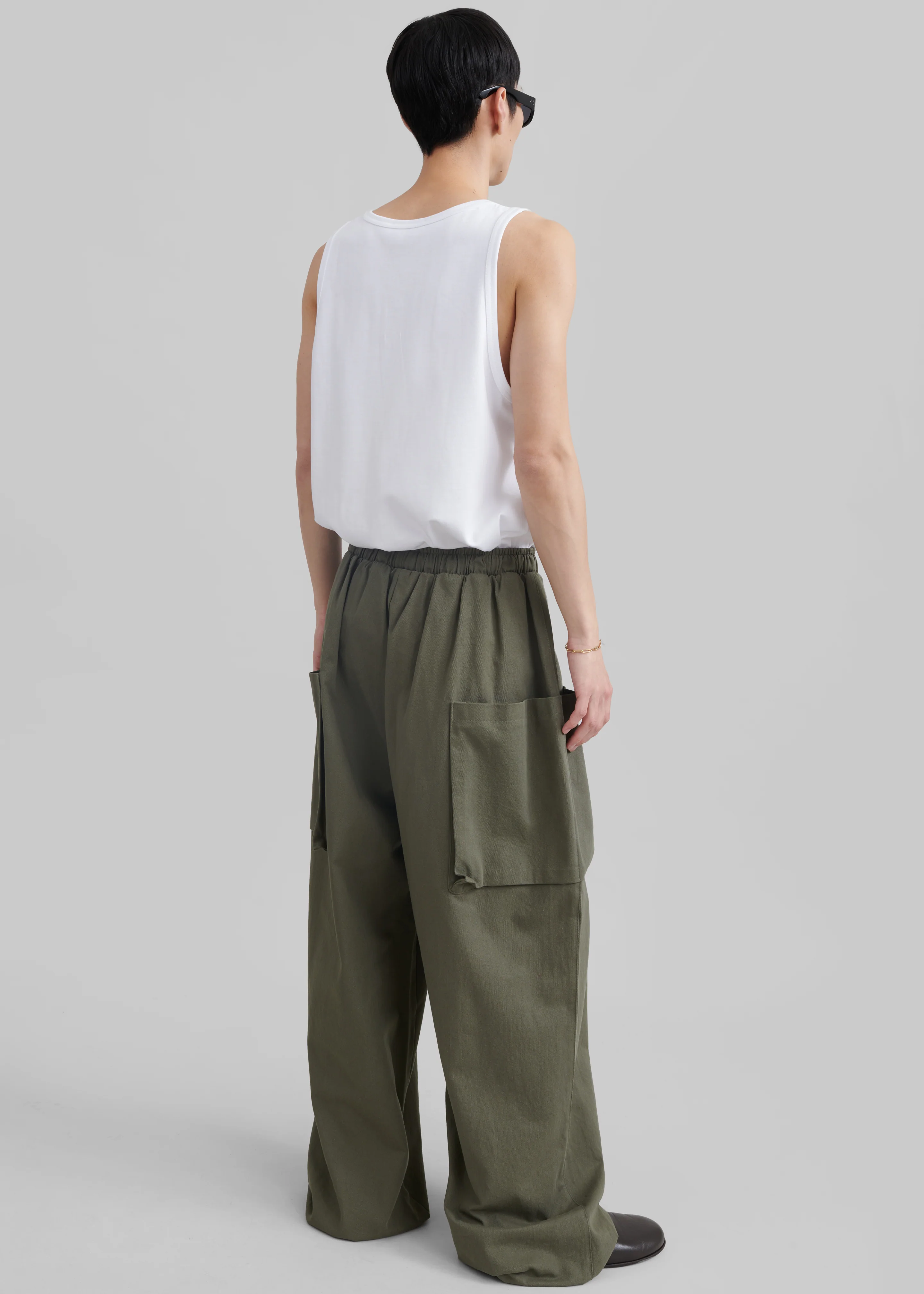 Lauri Drawstring Cargo Pants - Khaki - Image 9