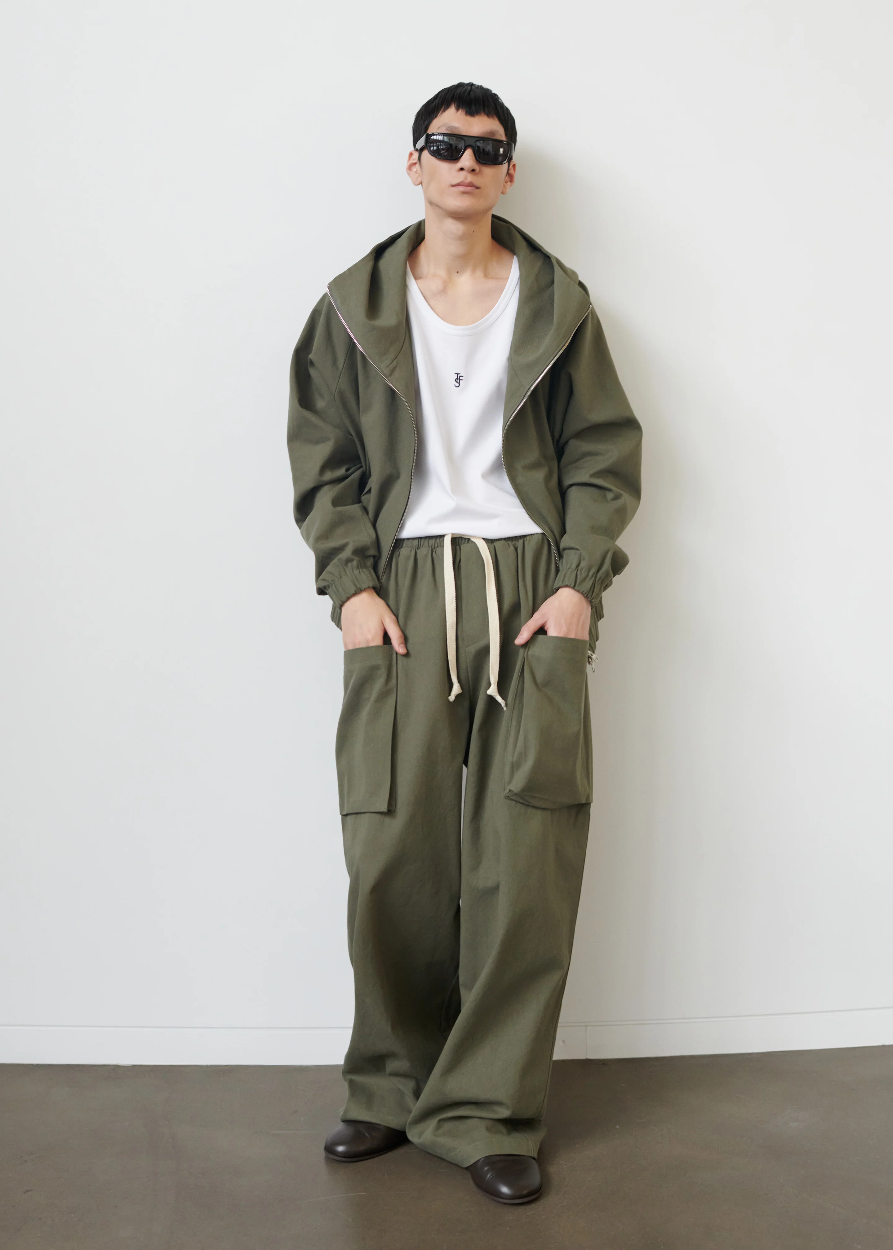 Lauri Hooded Jacket - Khaki - Image 10