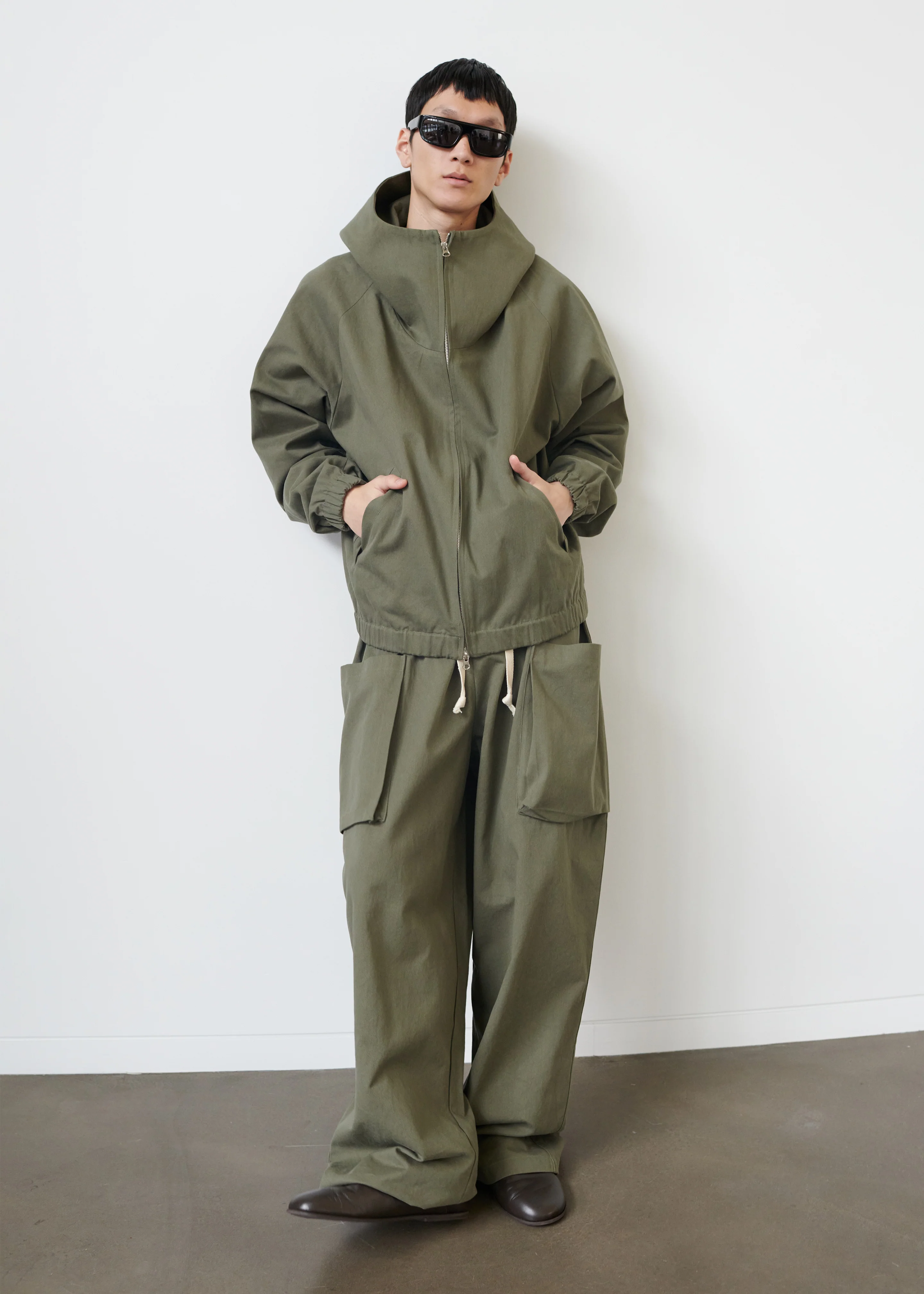 Lauri Hooded Jacket - Khaki - Image 2