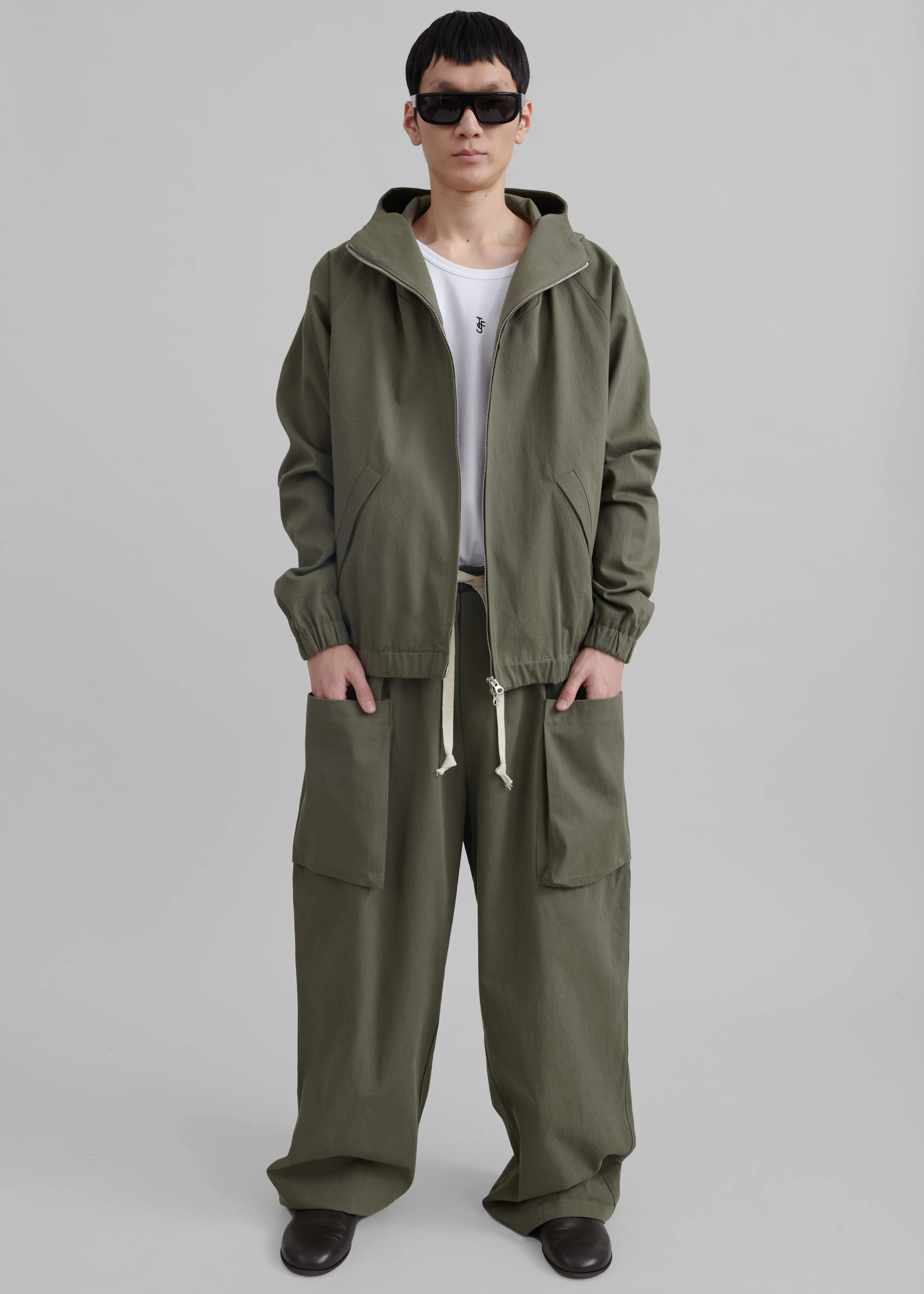 Lauri Hooded Jacket - Khaki - Image 5