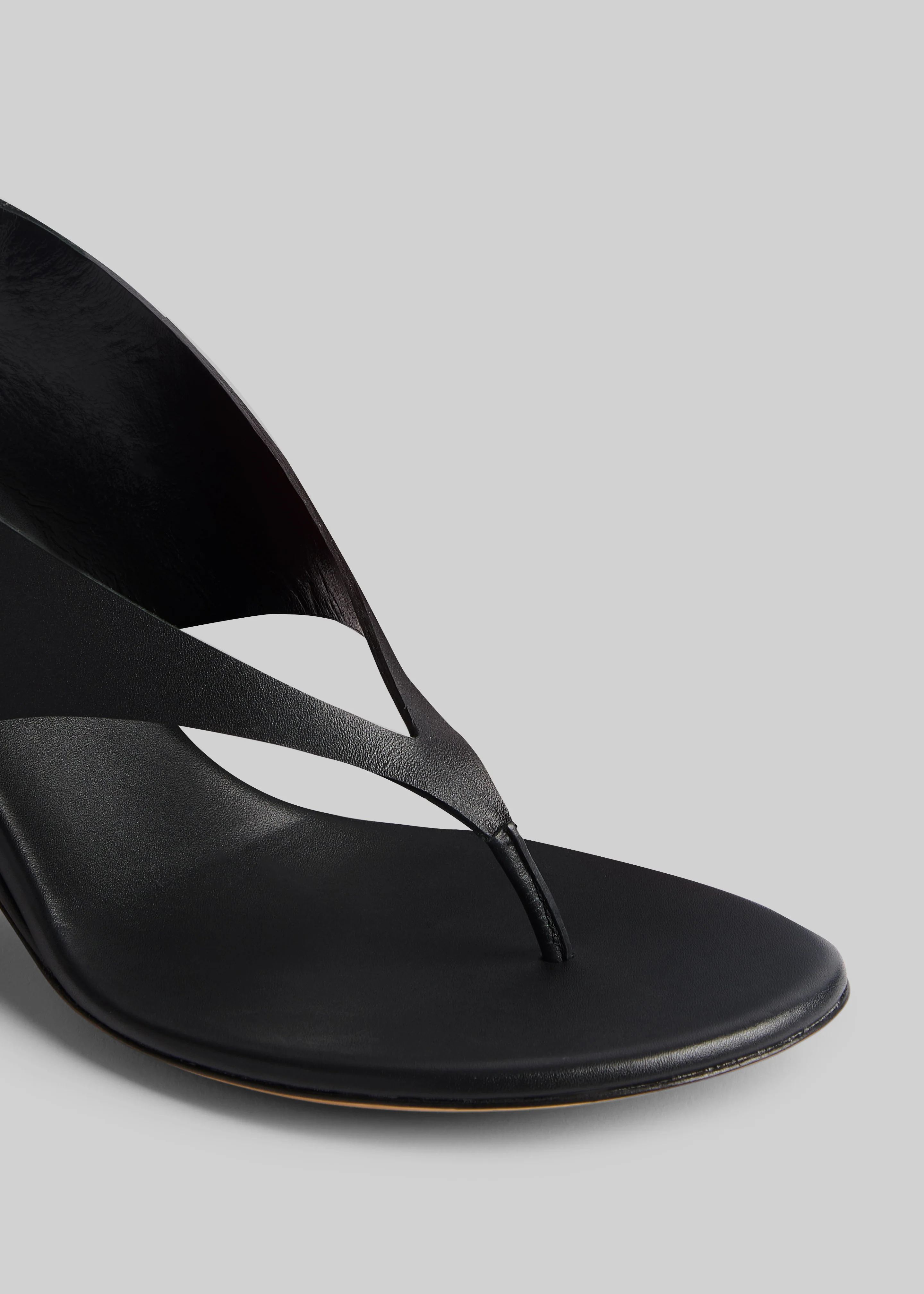 Le Monde Beryl Langley Thong Wedges - Black - Image 4