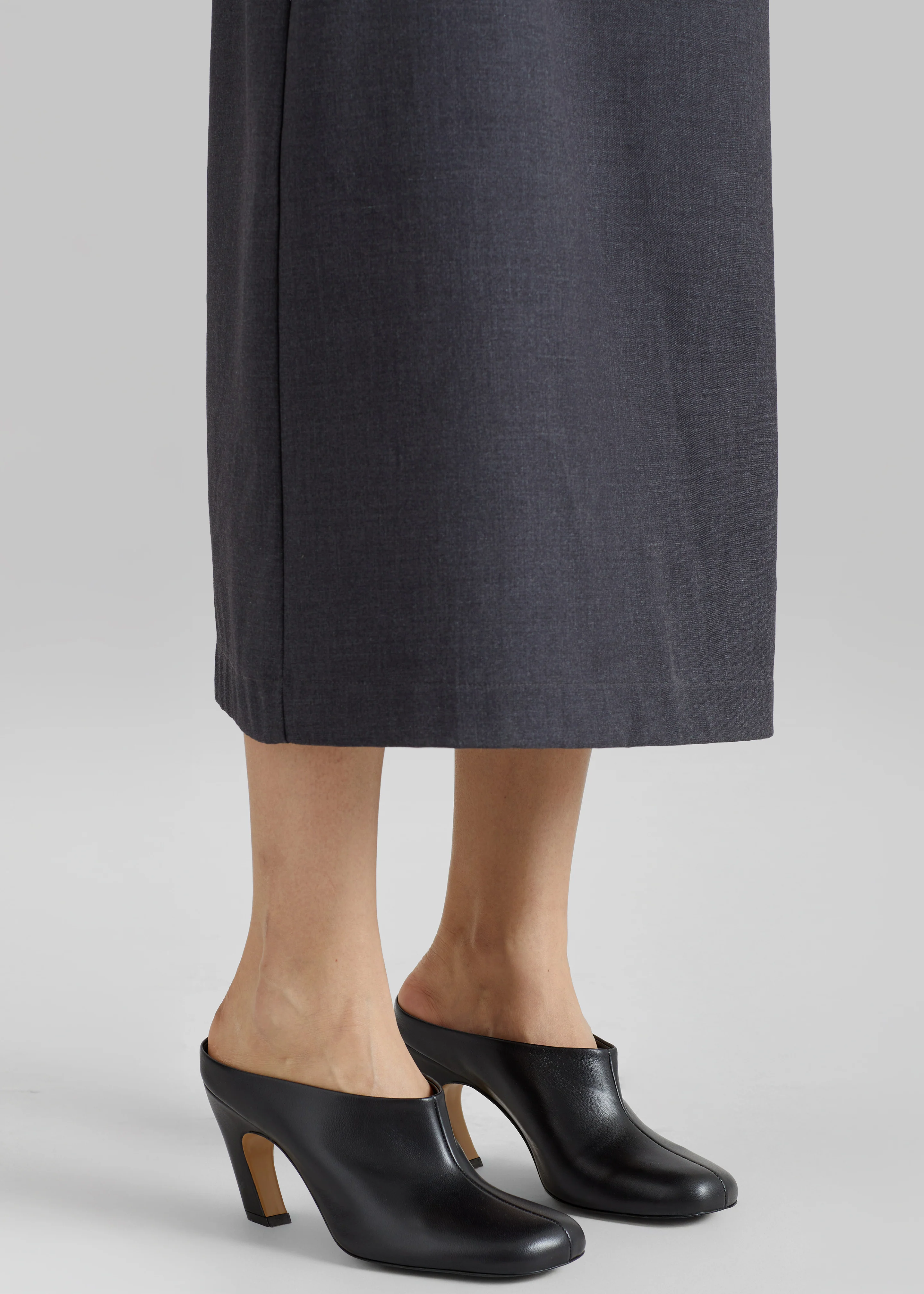 Le Monde Beryl Mica Mules - Black - Image 5