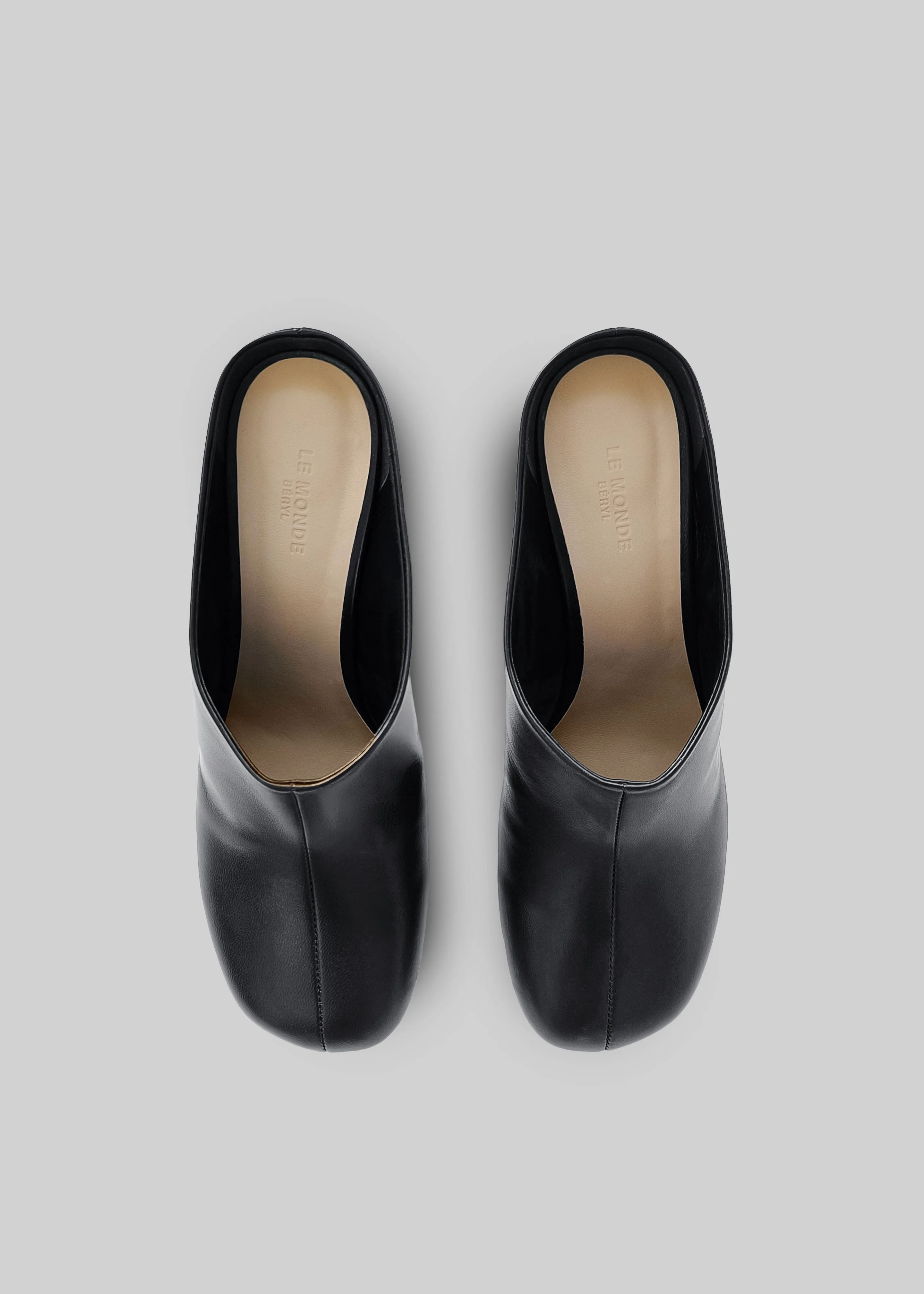 Le Monde Beryl Mica Mules - Black - Image 7