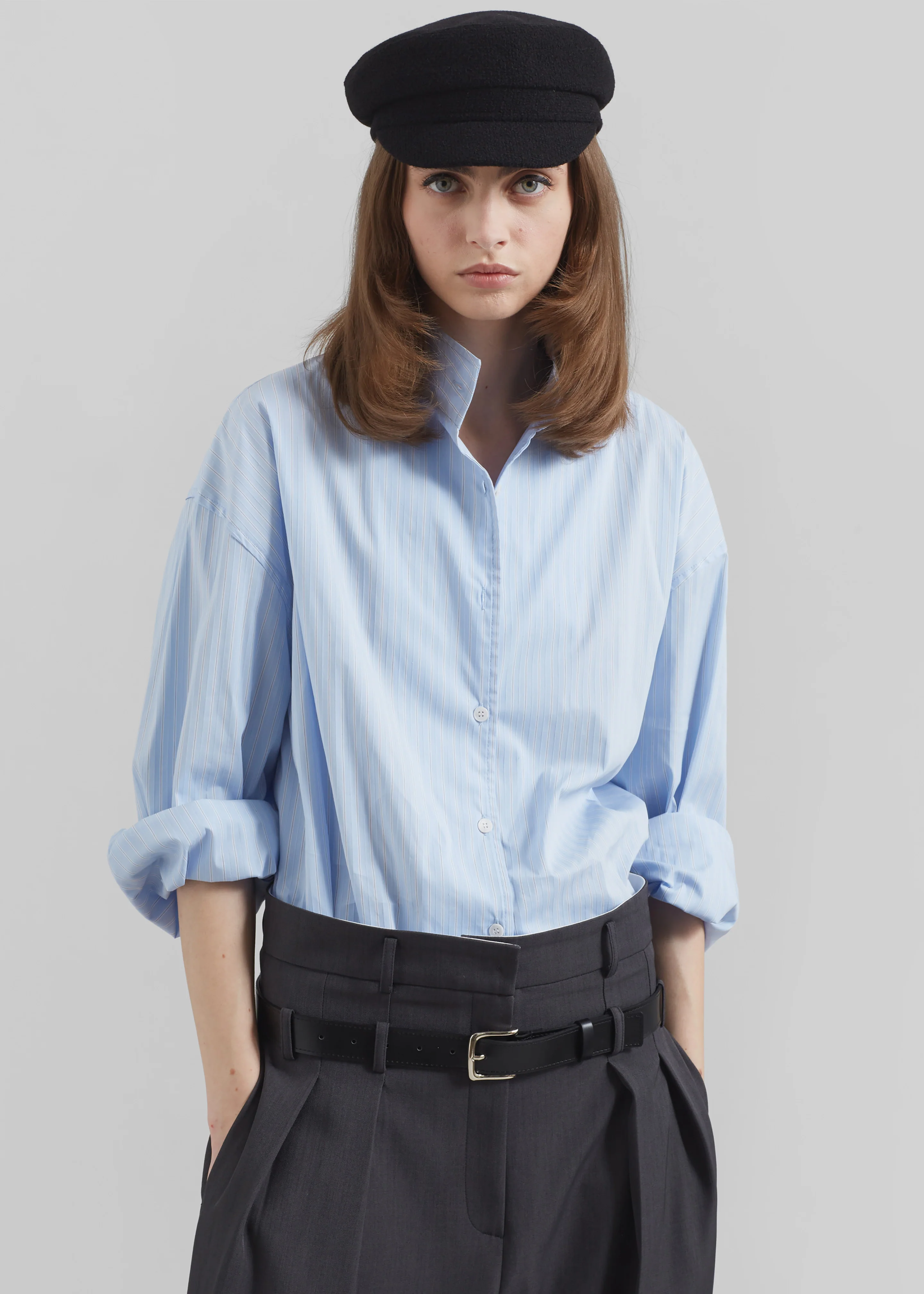 Lecco Striped Shirt - Blue - Image 4