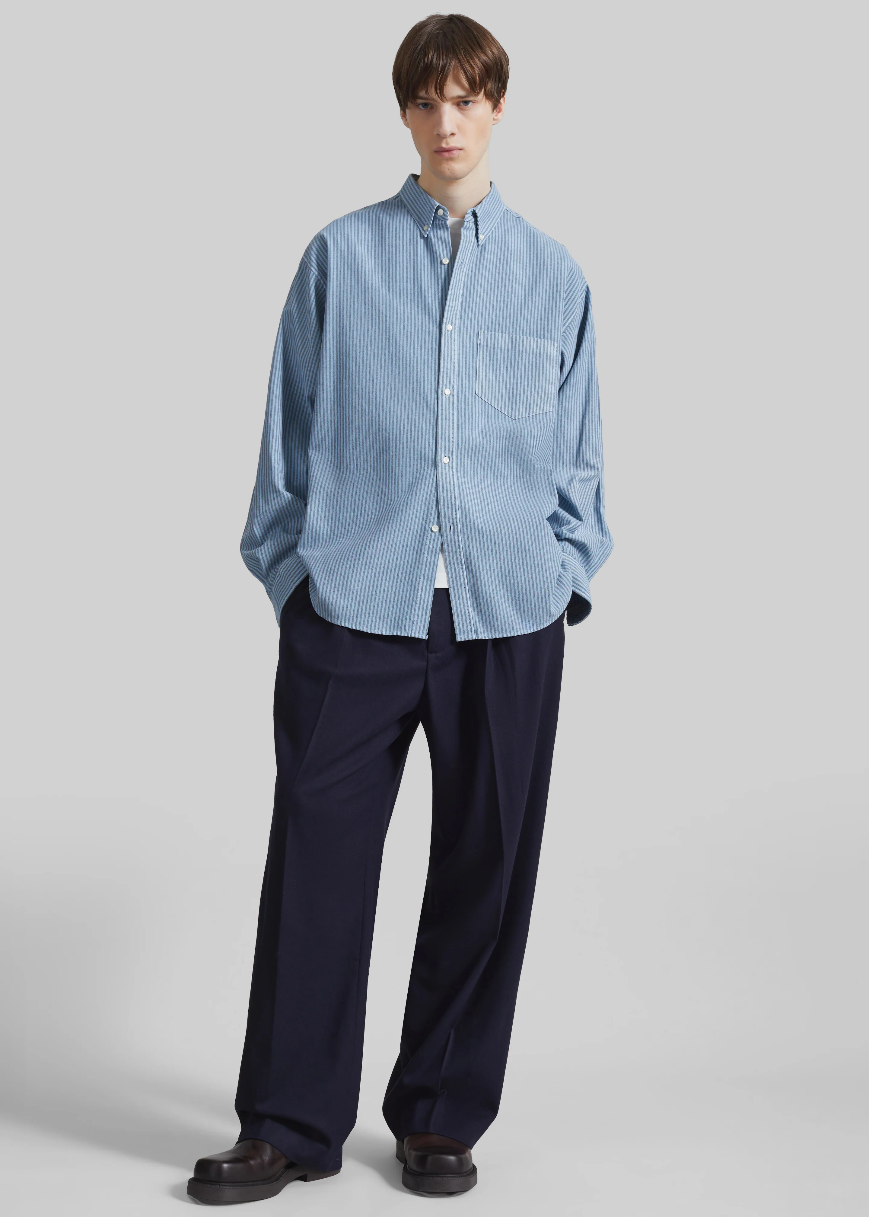 Legan Shirt - Blue Stripe - Image 3
