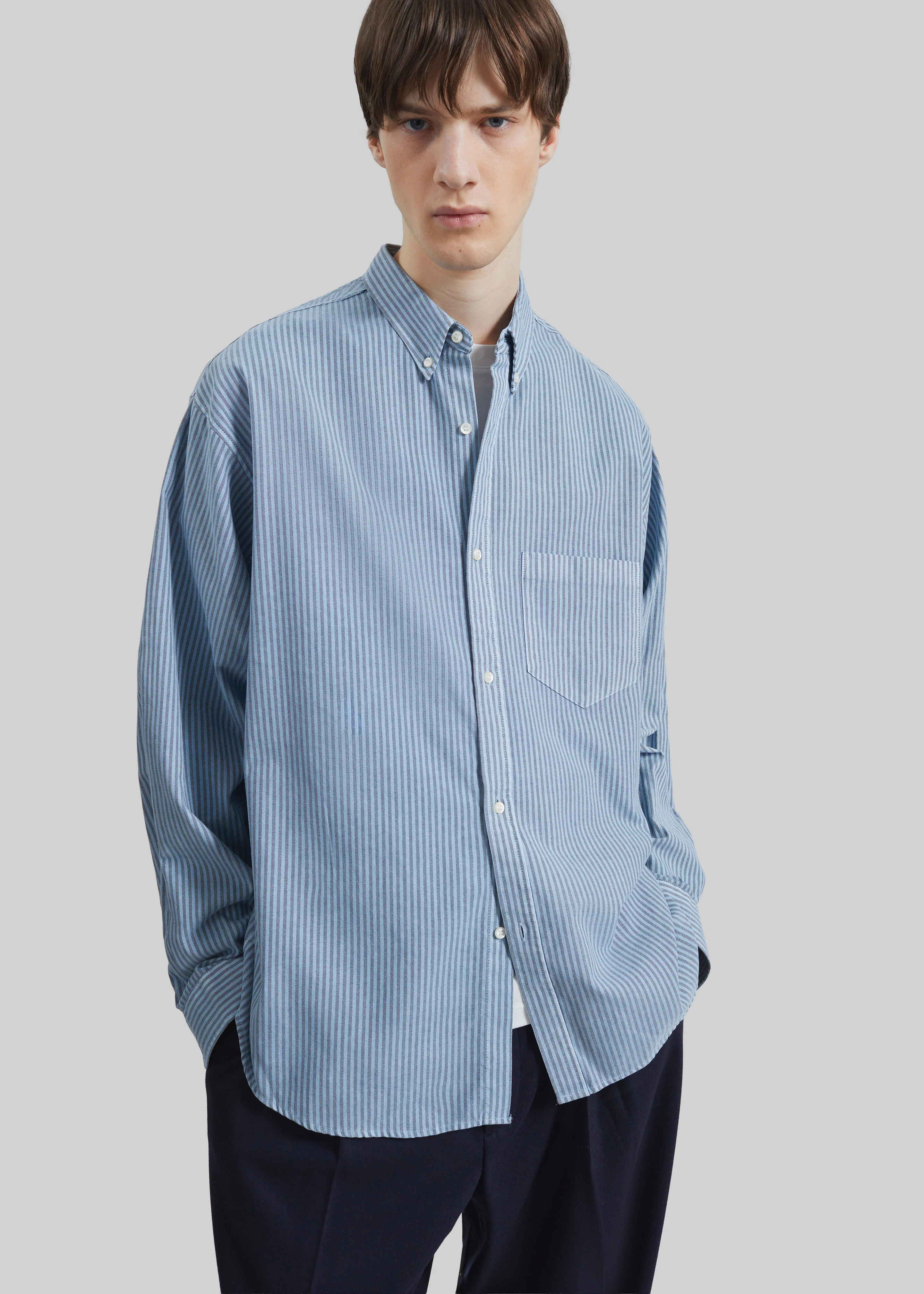 Legan Shirt - Blue Stripe - Image 4