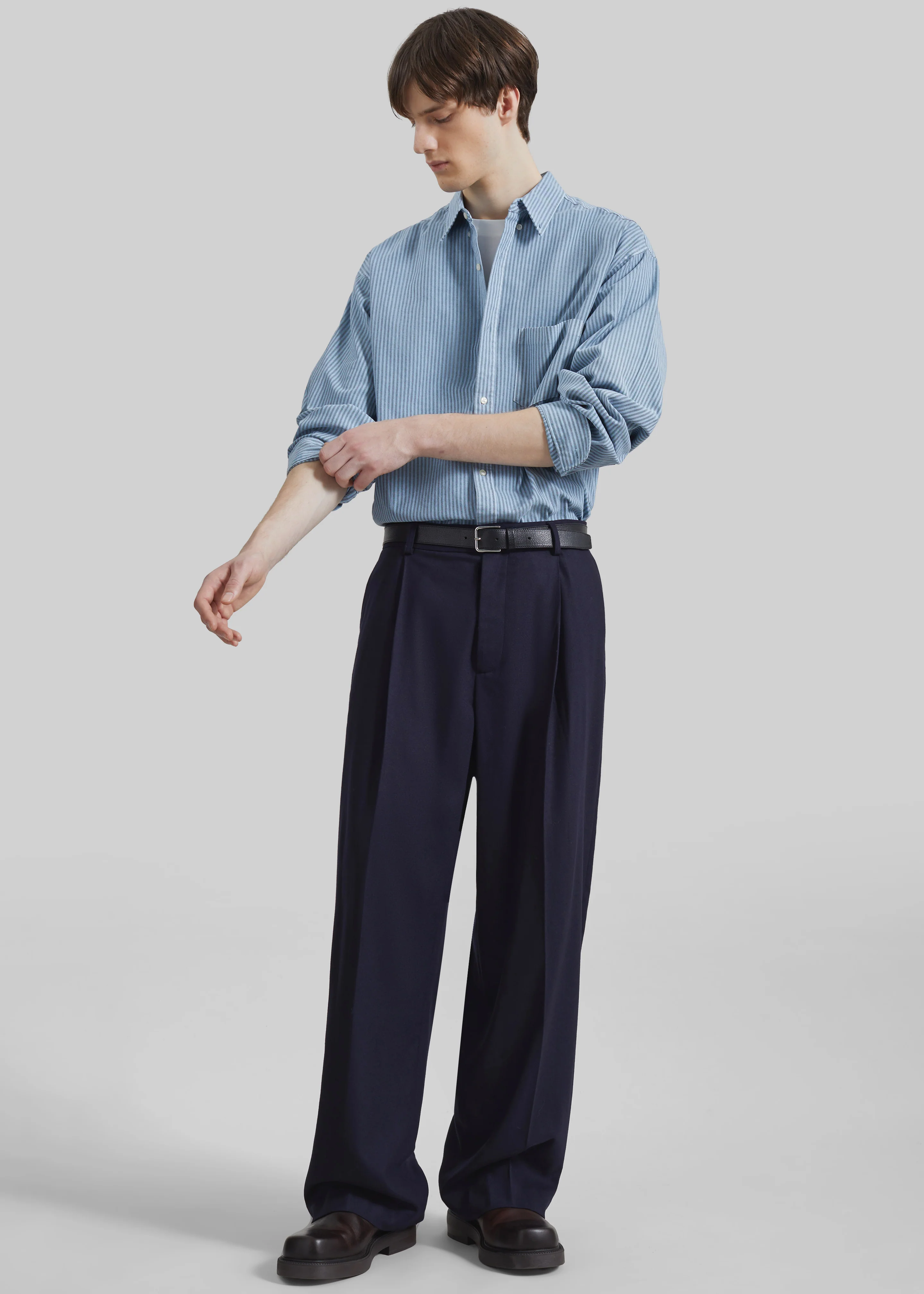 Legan Shirt - Blue Stripe - Image 5