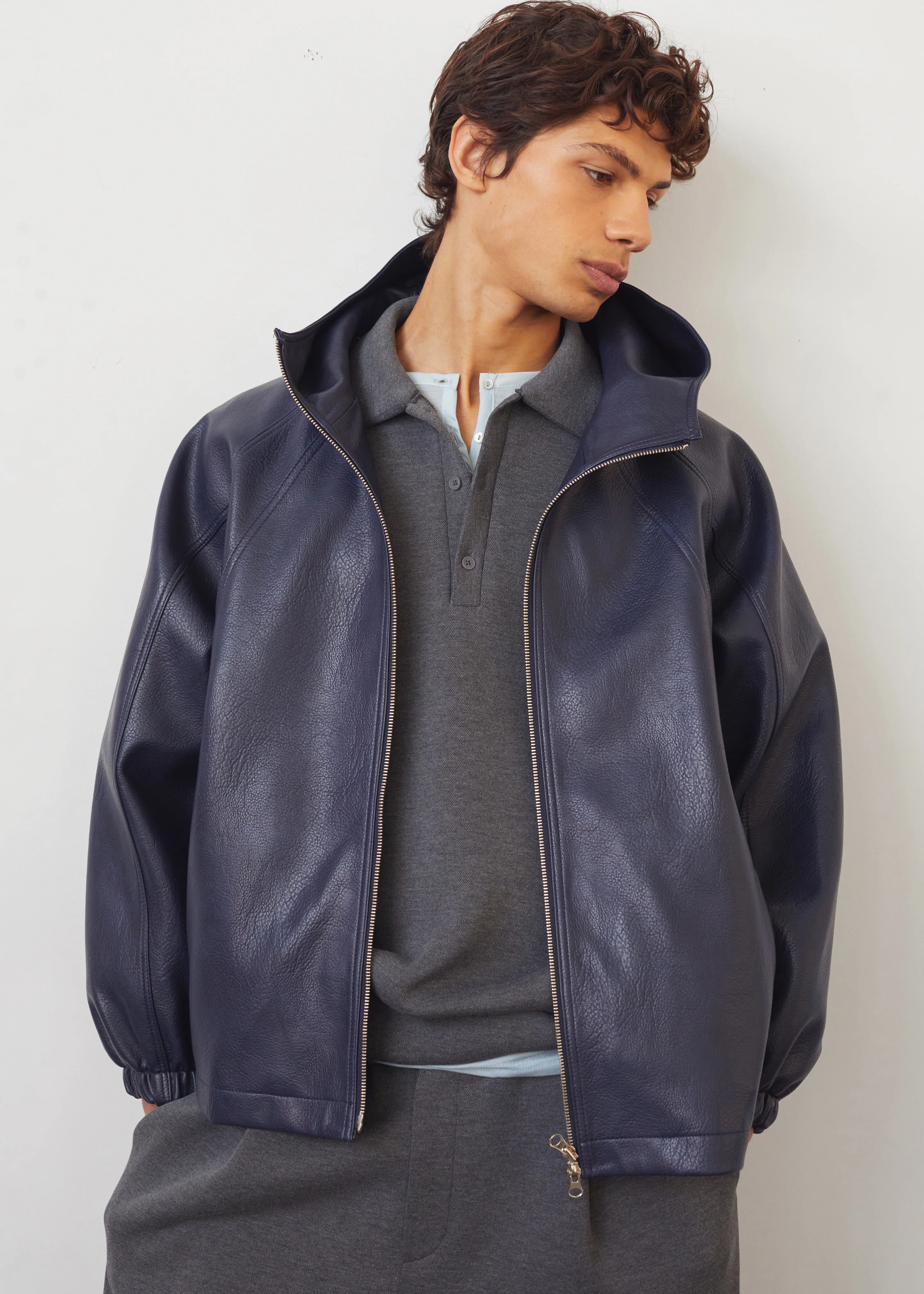 Lenham Polo Sweatshirt - Grey - Image 6