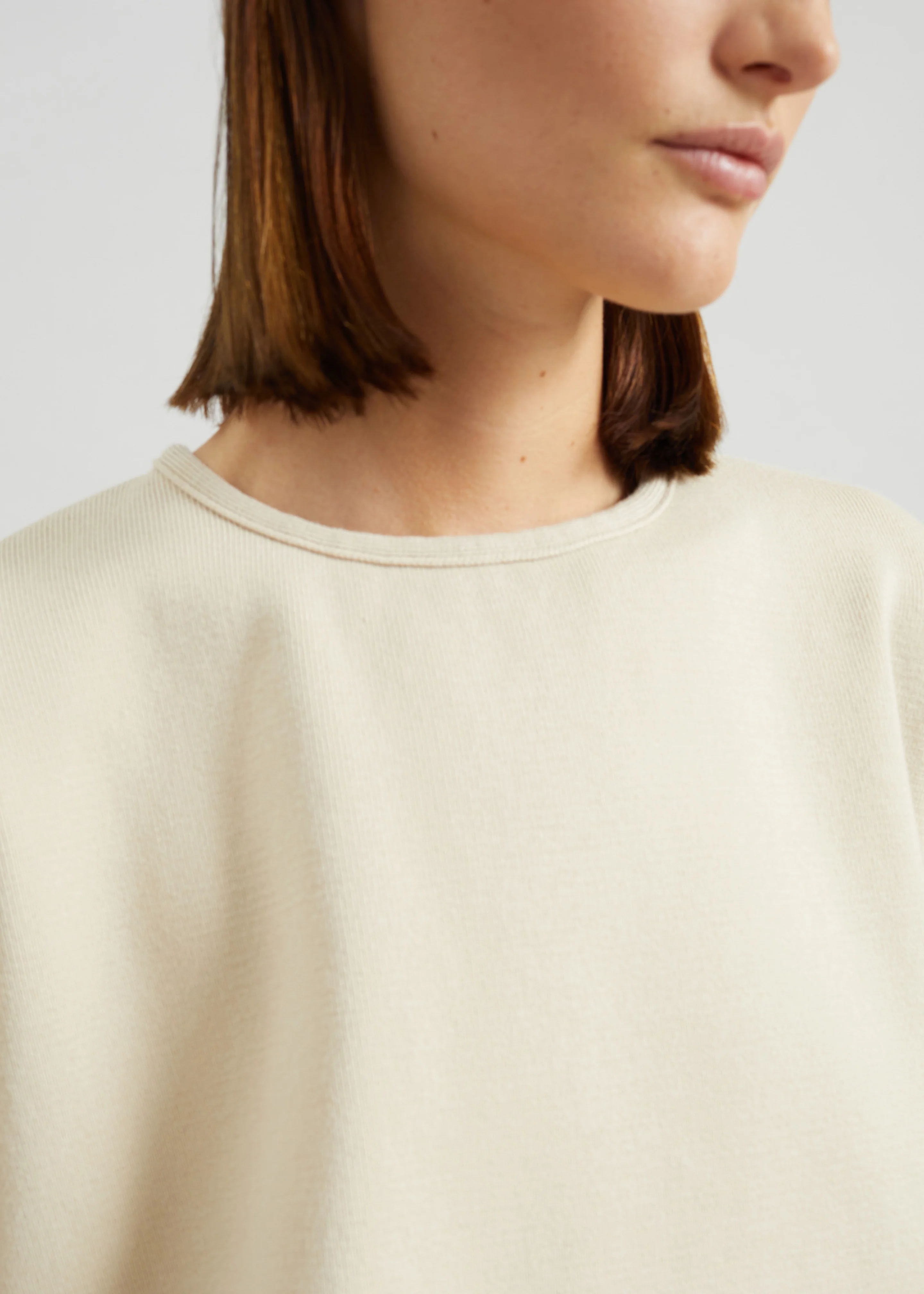 Leni Knit Oversized Top - Beige - Image 6