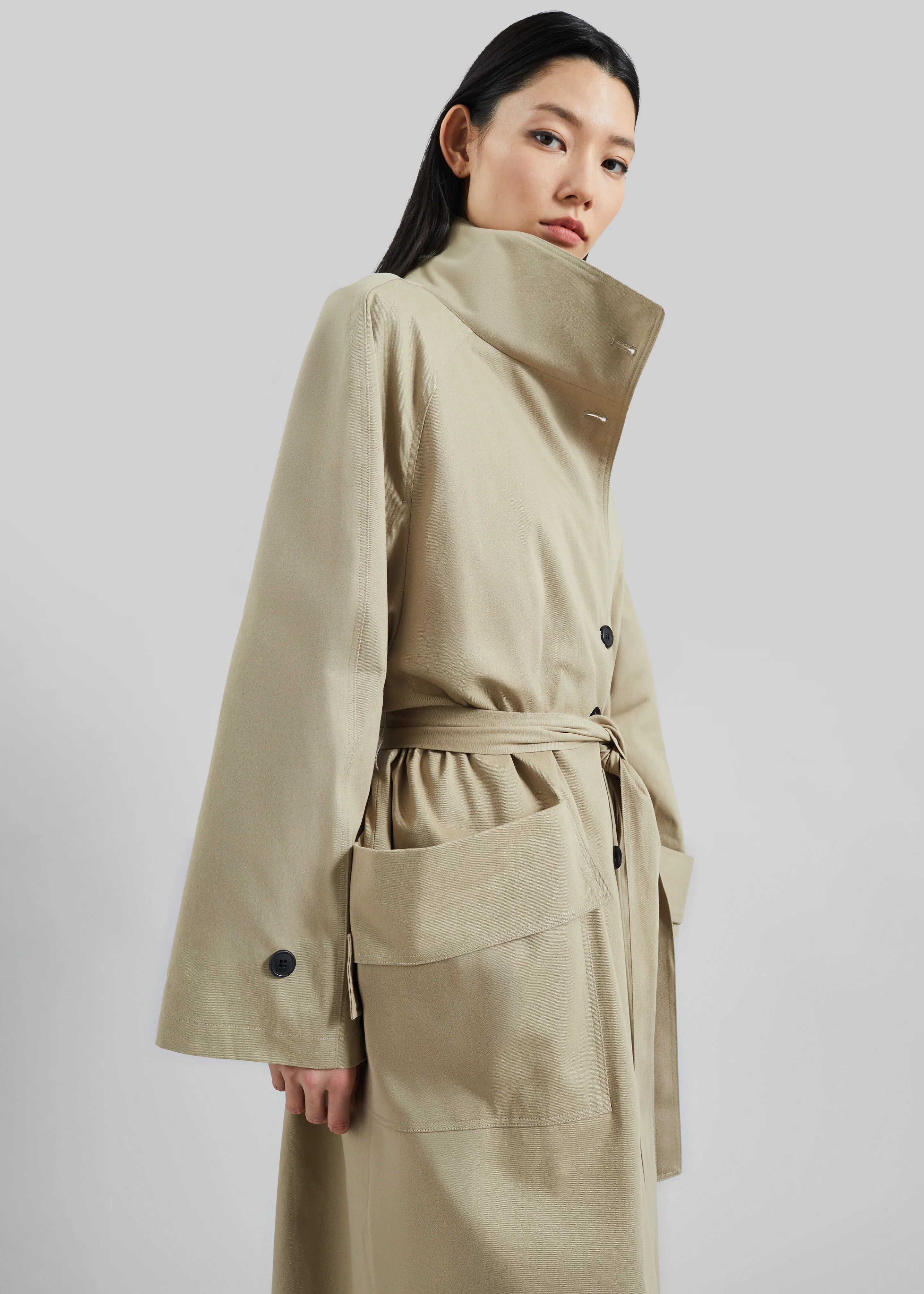 Lenoir Trench Coat - Beige - Image 2