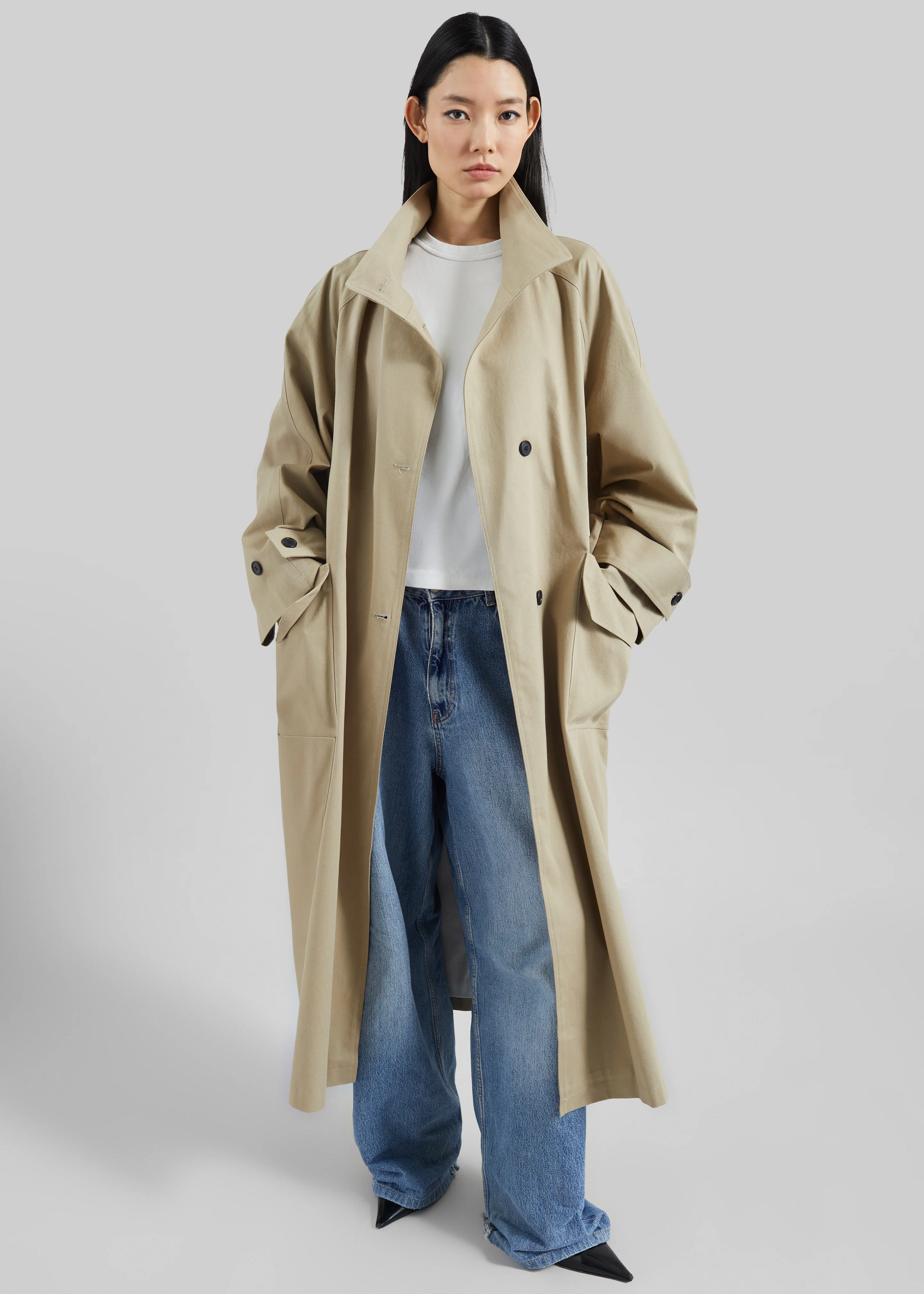 Lenoir Trench Coat - Beige - Image 7