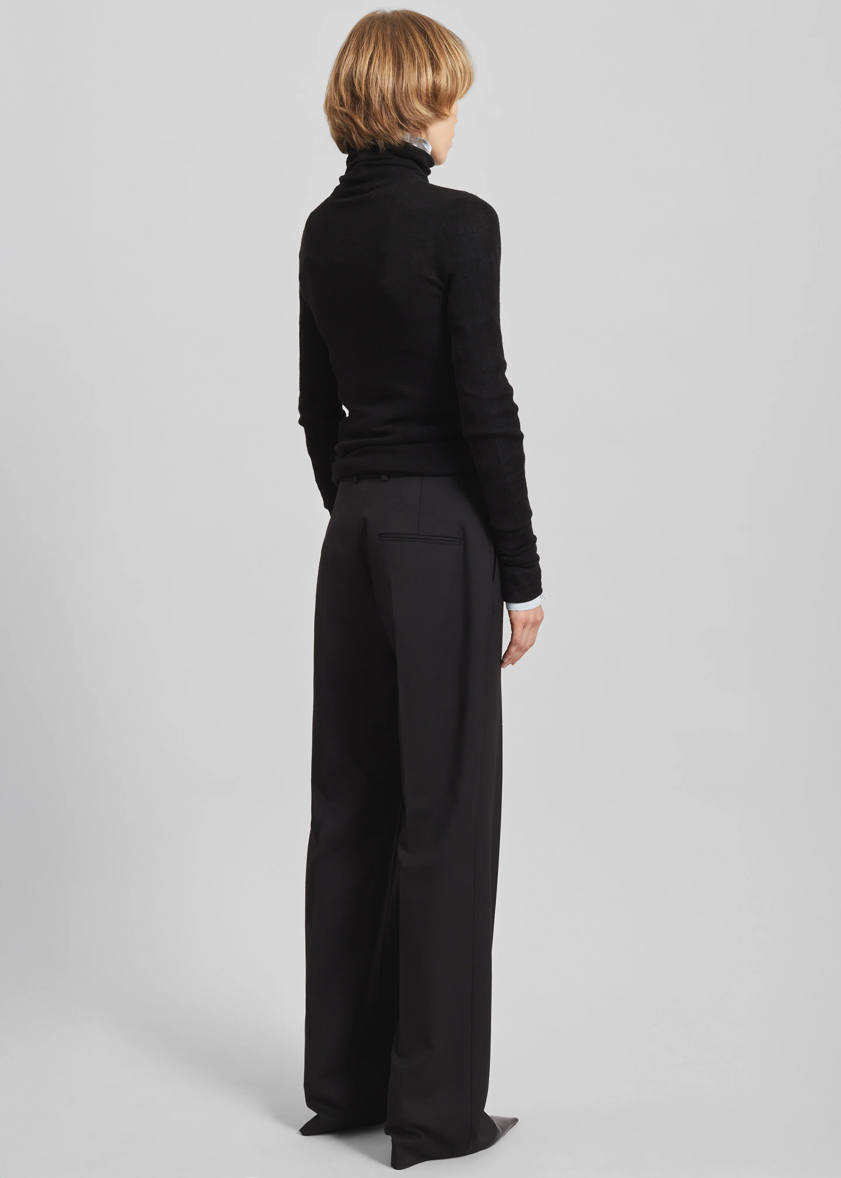 Lenora Straight Trousers - Black - Image 10