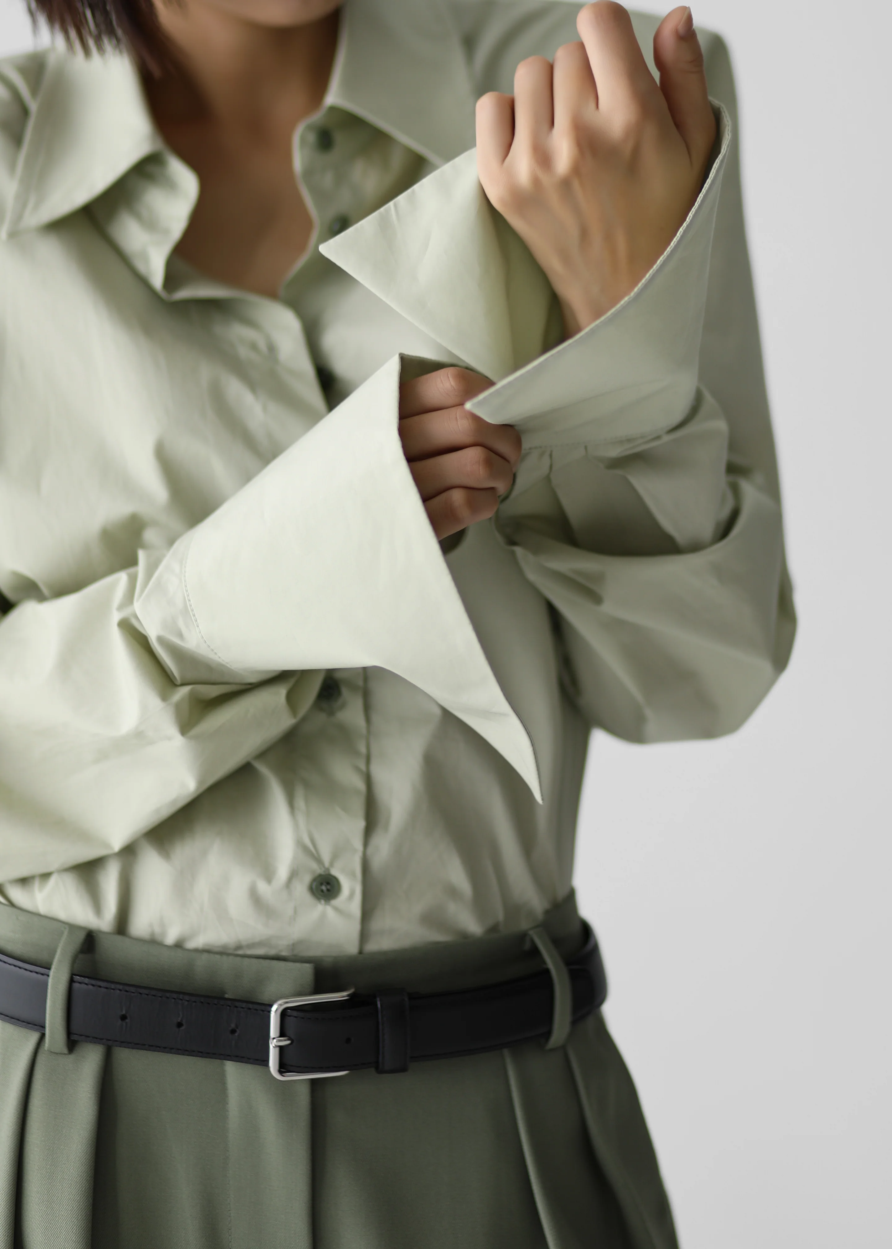 Leuven Padded Shirt - Sage - Image 5