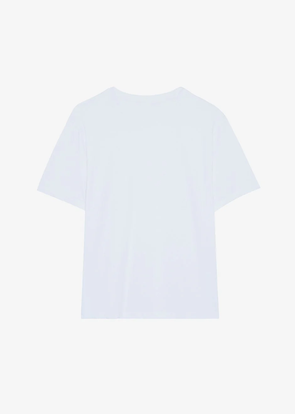 Lilou Simple Tee - Optic White - Image 7