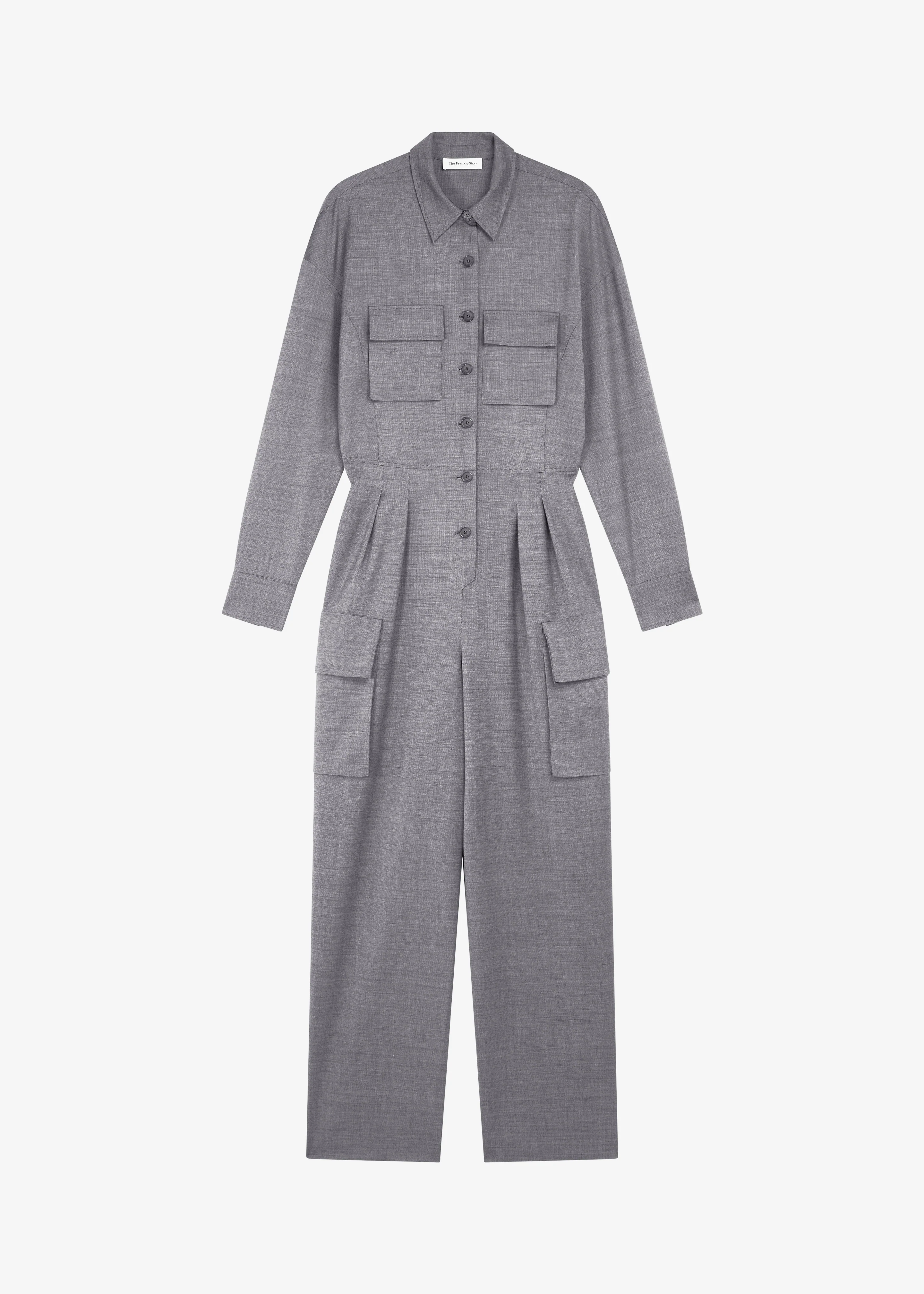 Linda Jumpsuit - Grey Melange - Image 9