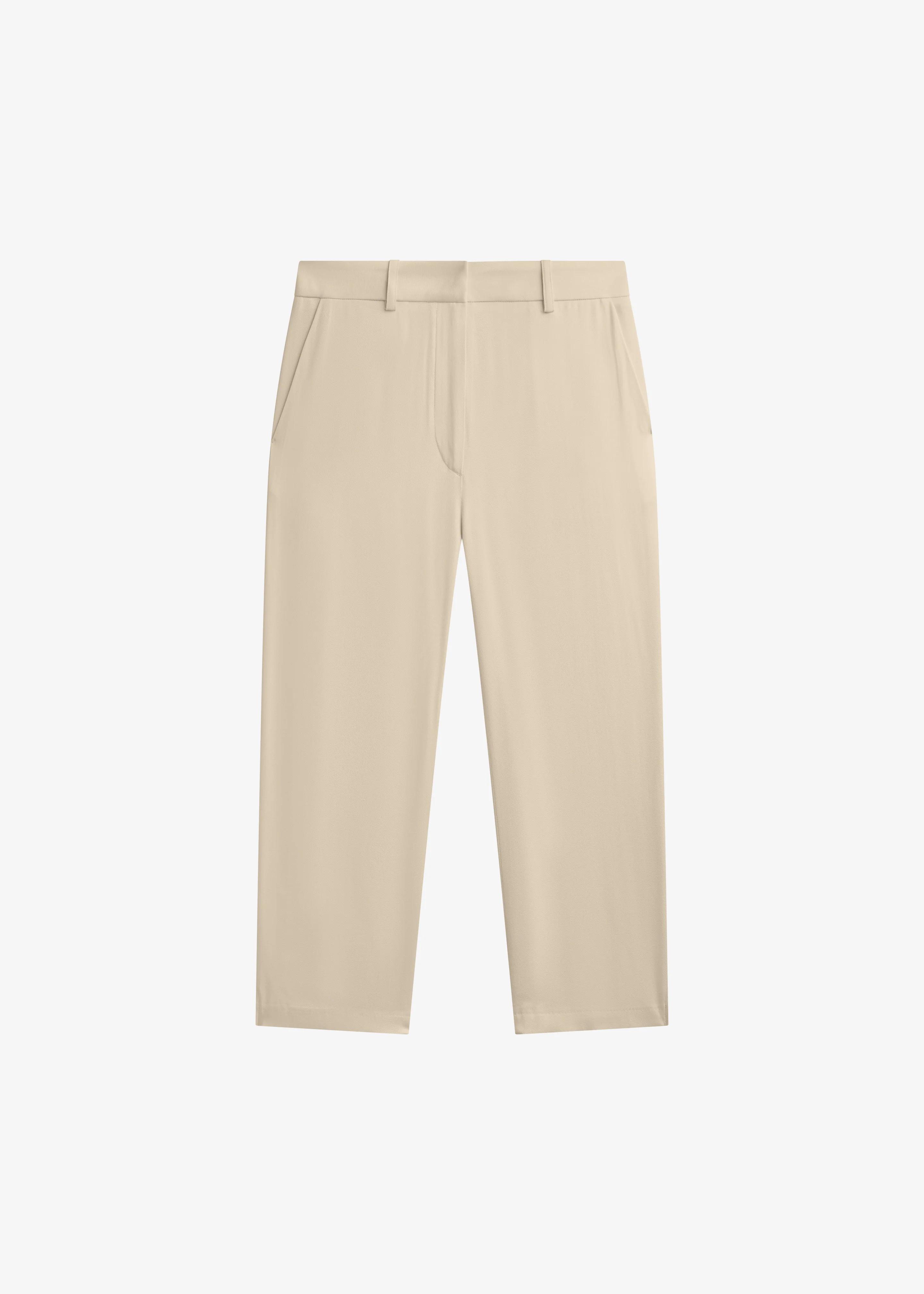Lior Fluid Capri Pants - Beige - Image 9