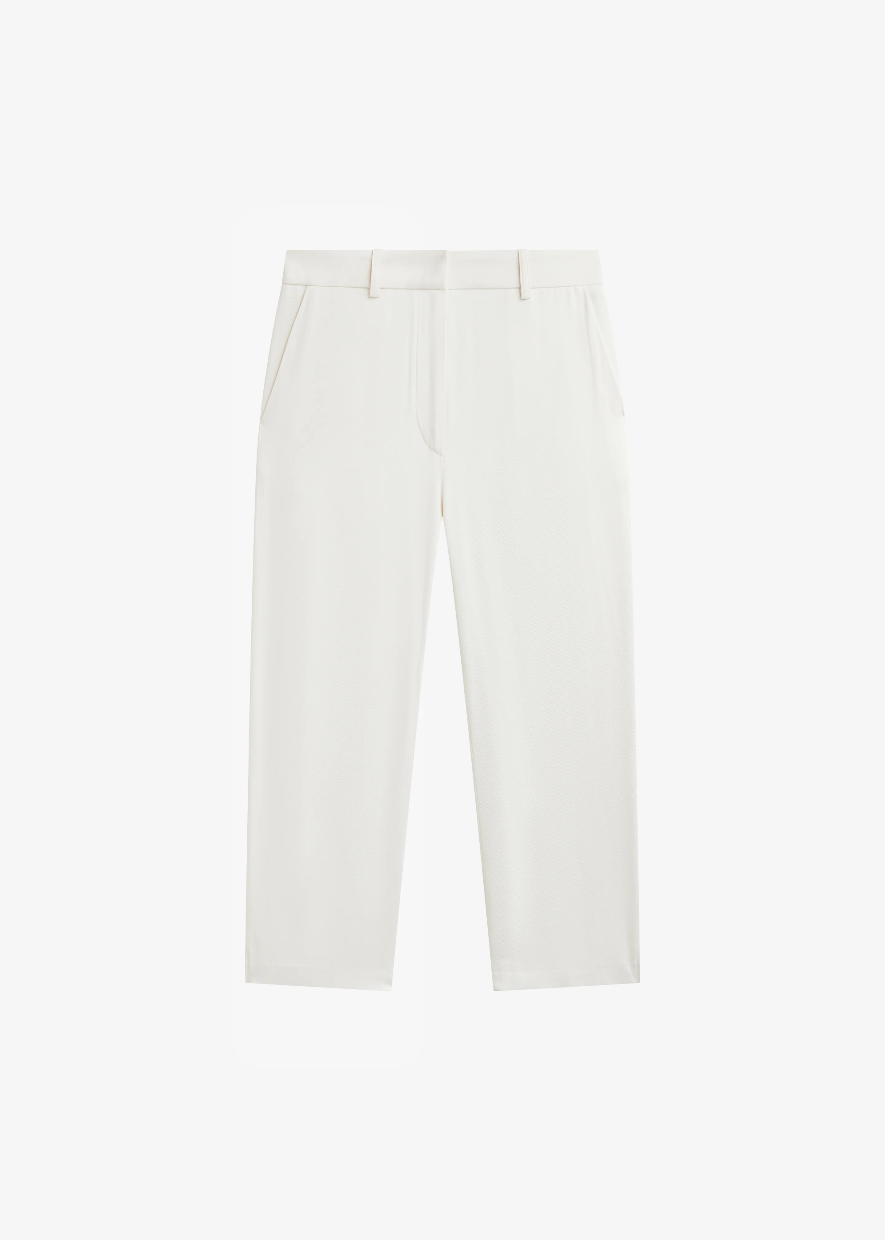 Lior Fluid Capri Pants - Ivory - Image 8