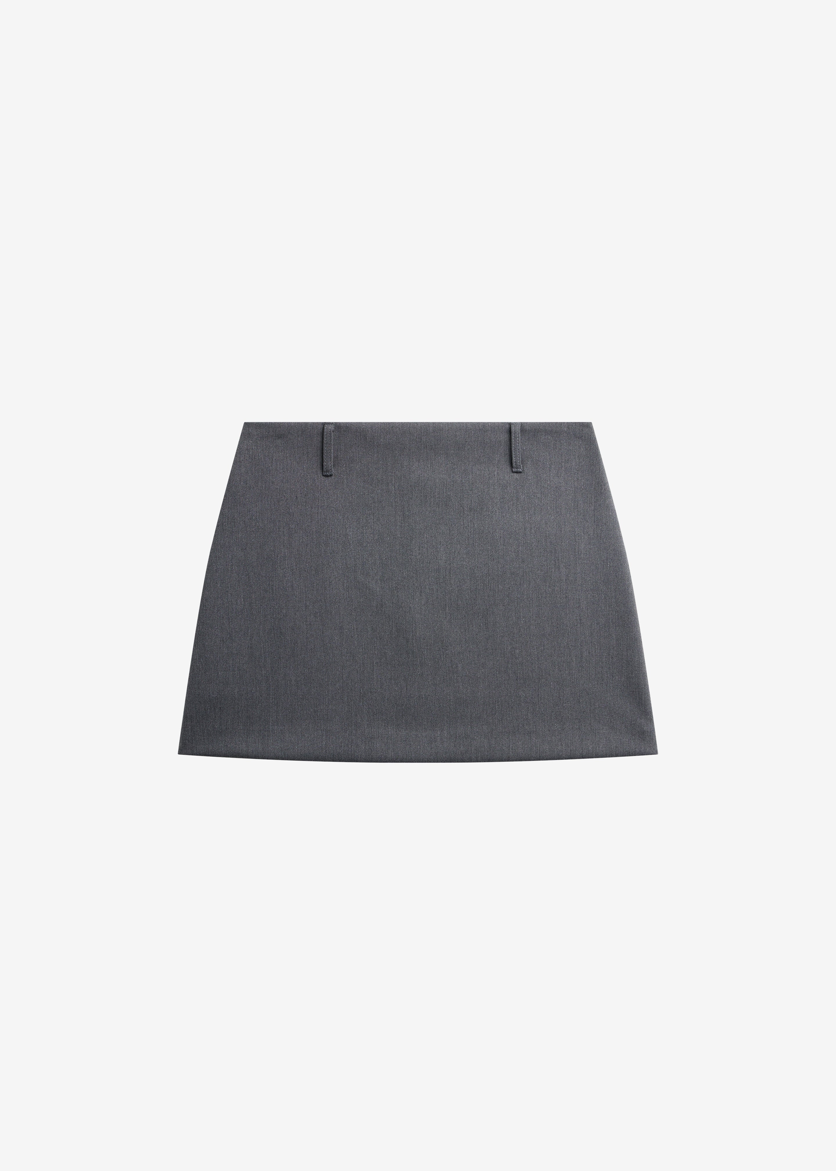 Liri Mini Skirt - Grey - Image 7