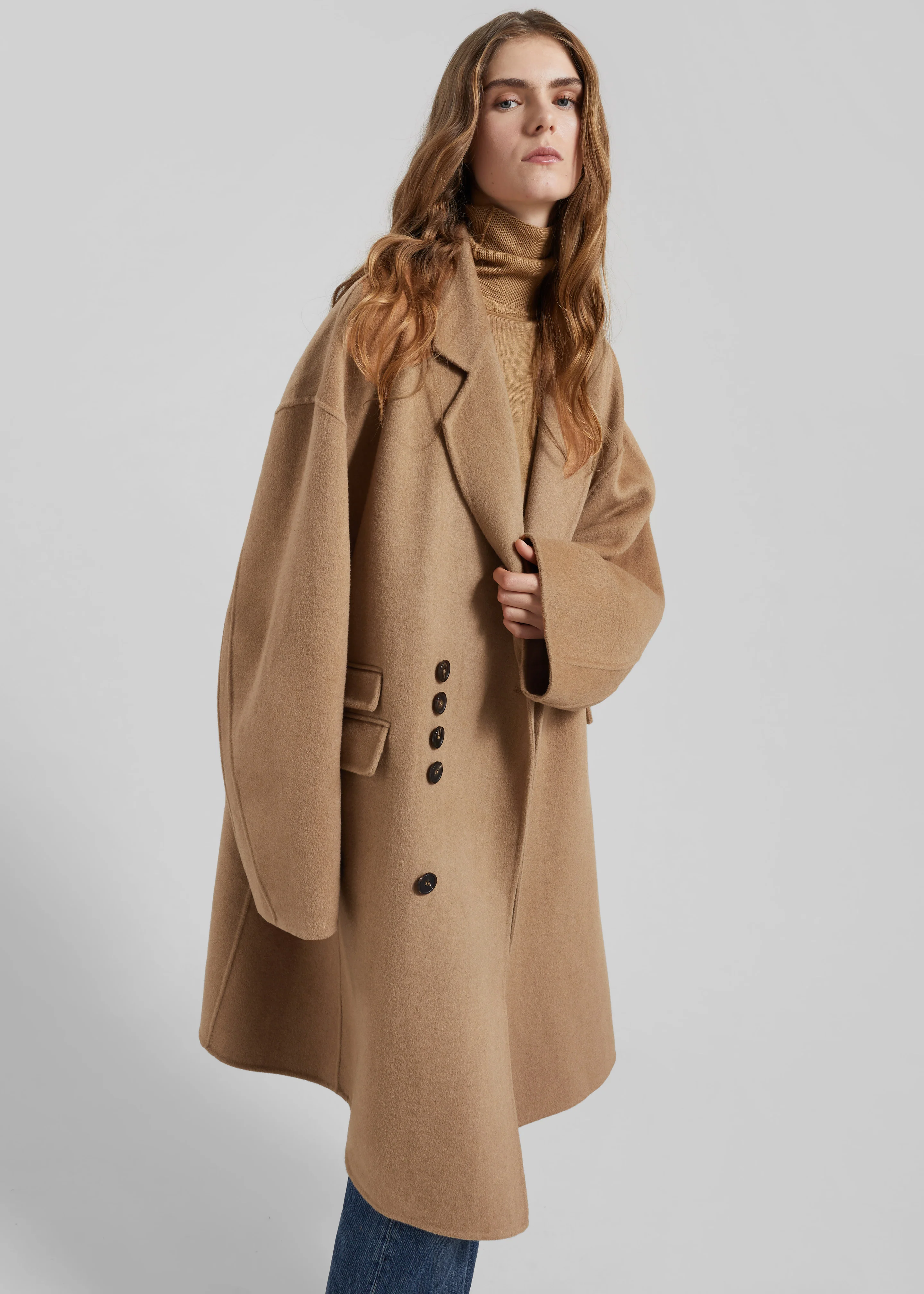 Lohit Wool Coat - Camel - Image 2