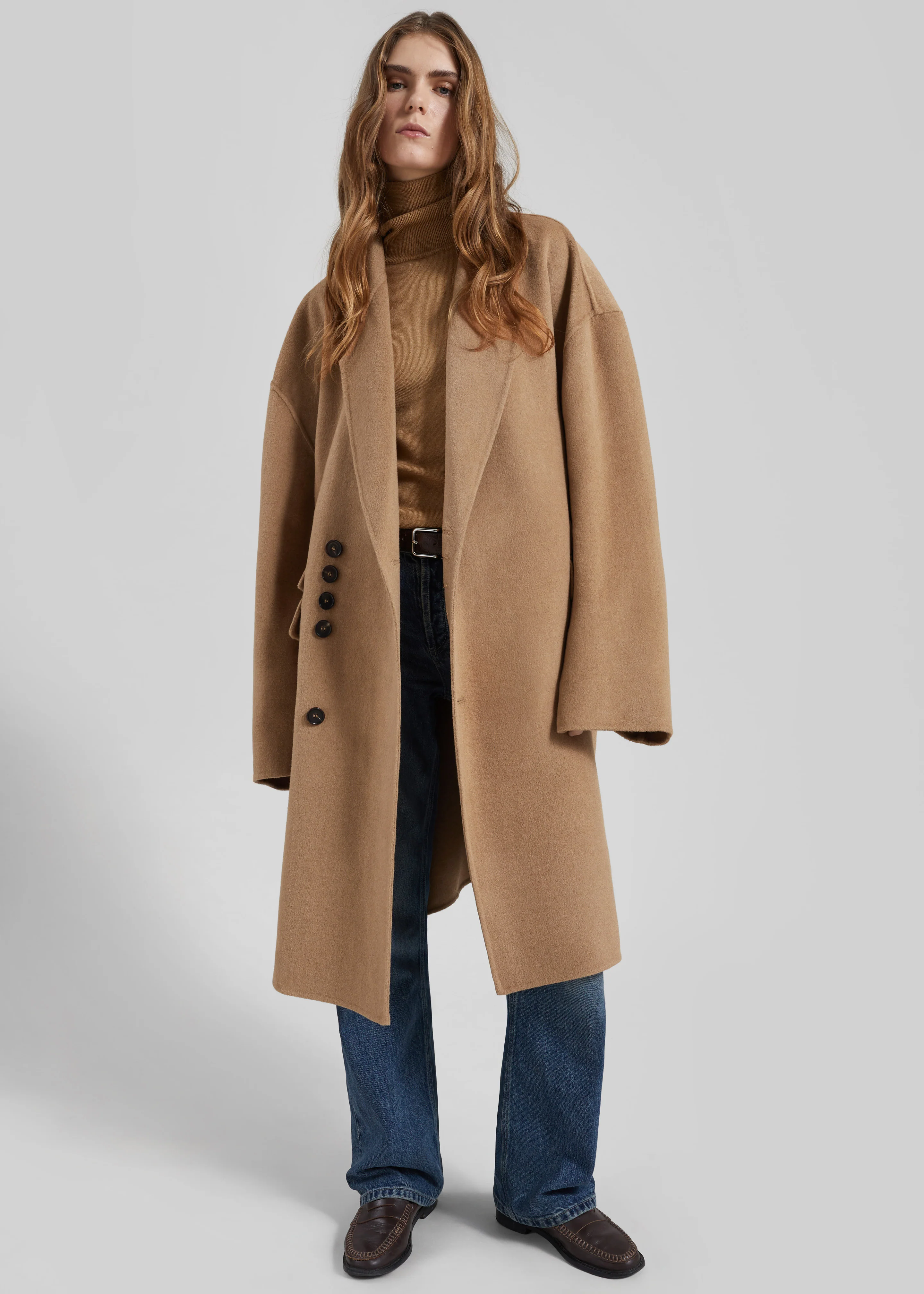 Lohit Wool Coat - Camel - Image 6