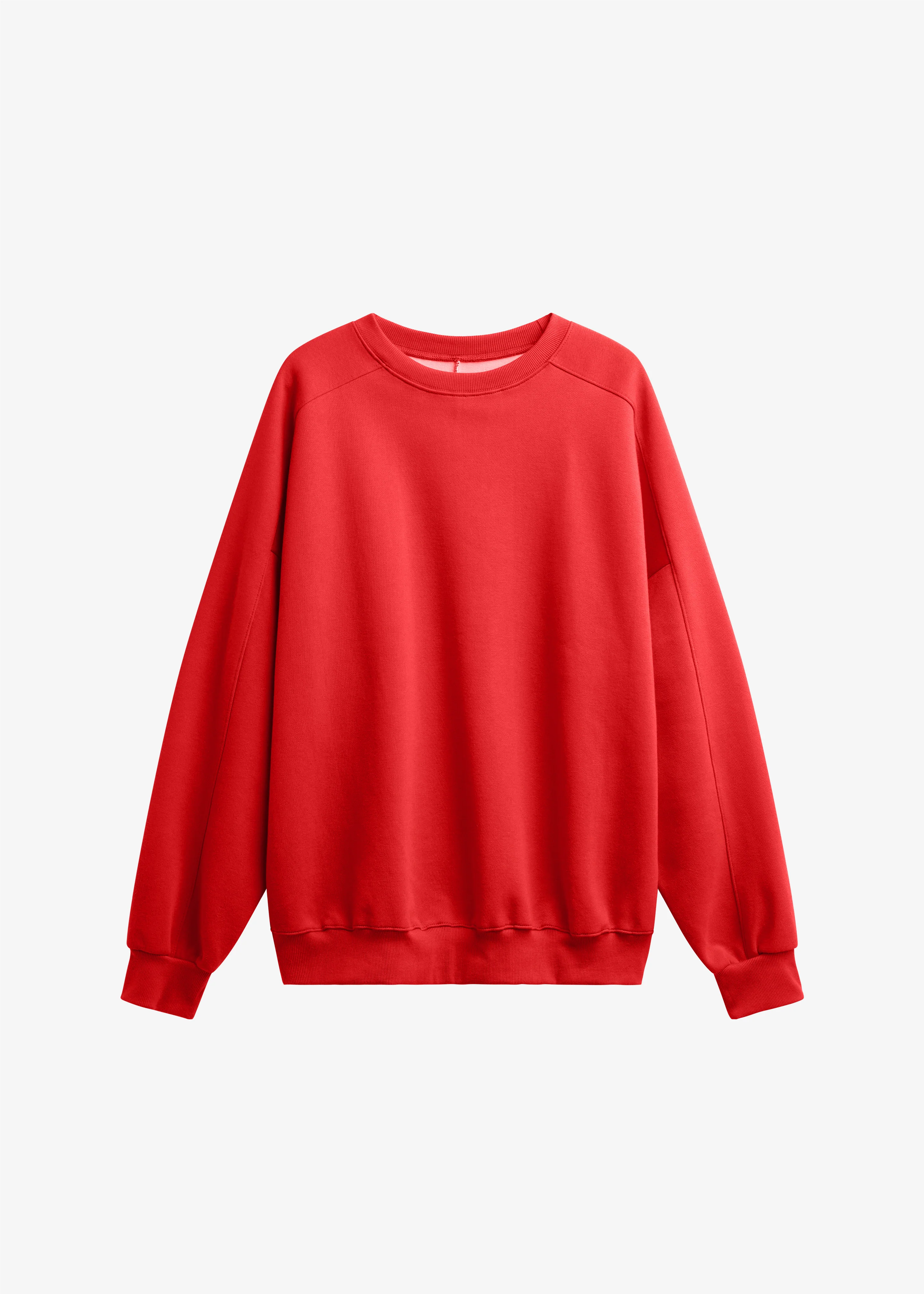 Lonay Balloon Sleeve Sweatshirt - Red - Image 7