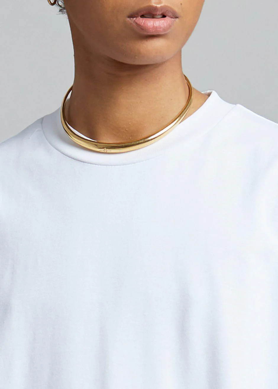 Lou Oversized Tee Dress - Optic White - Image 5