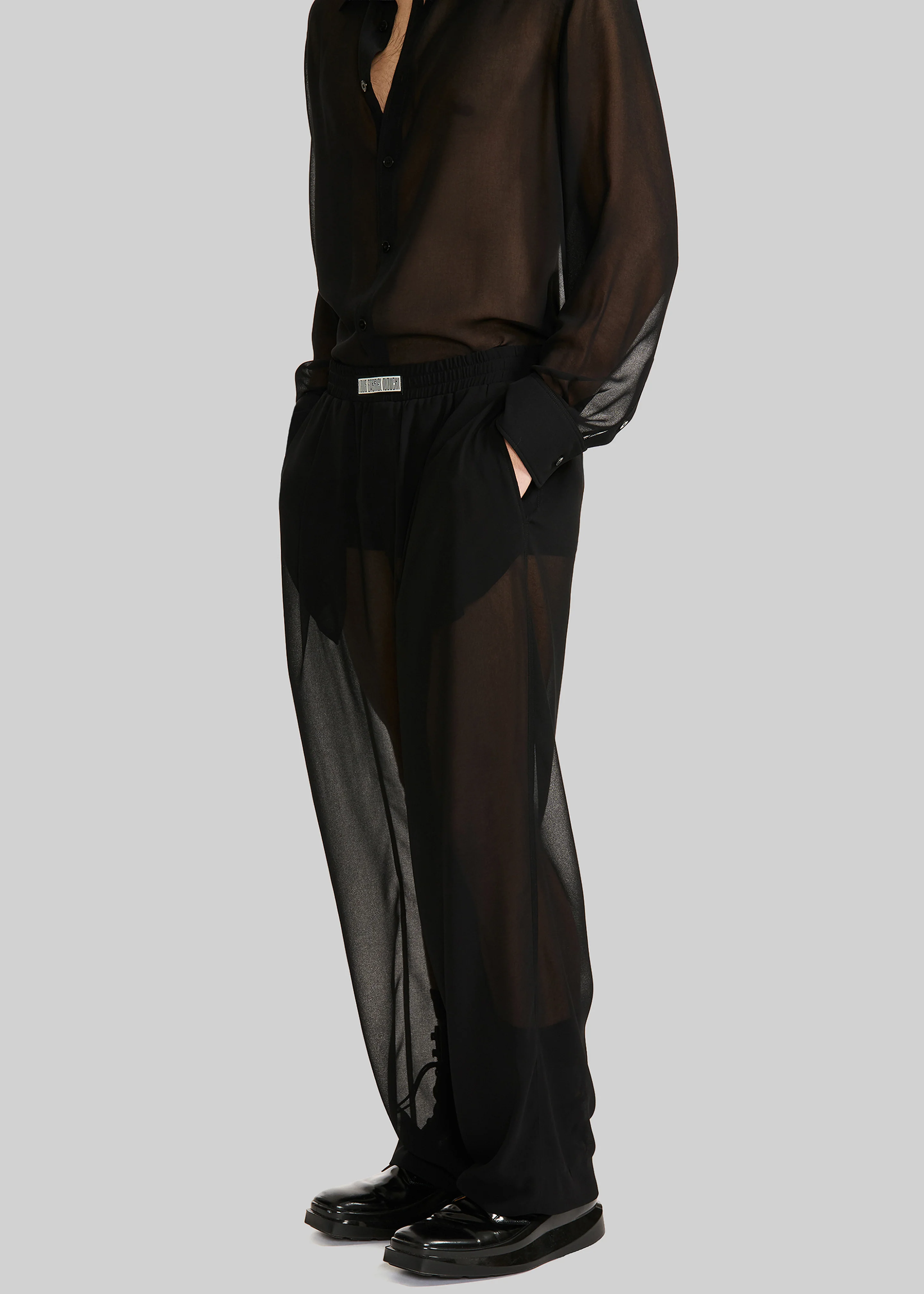 Louis Gabriel Nouchi Large Jogging Pants - Black - Image 2