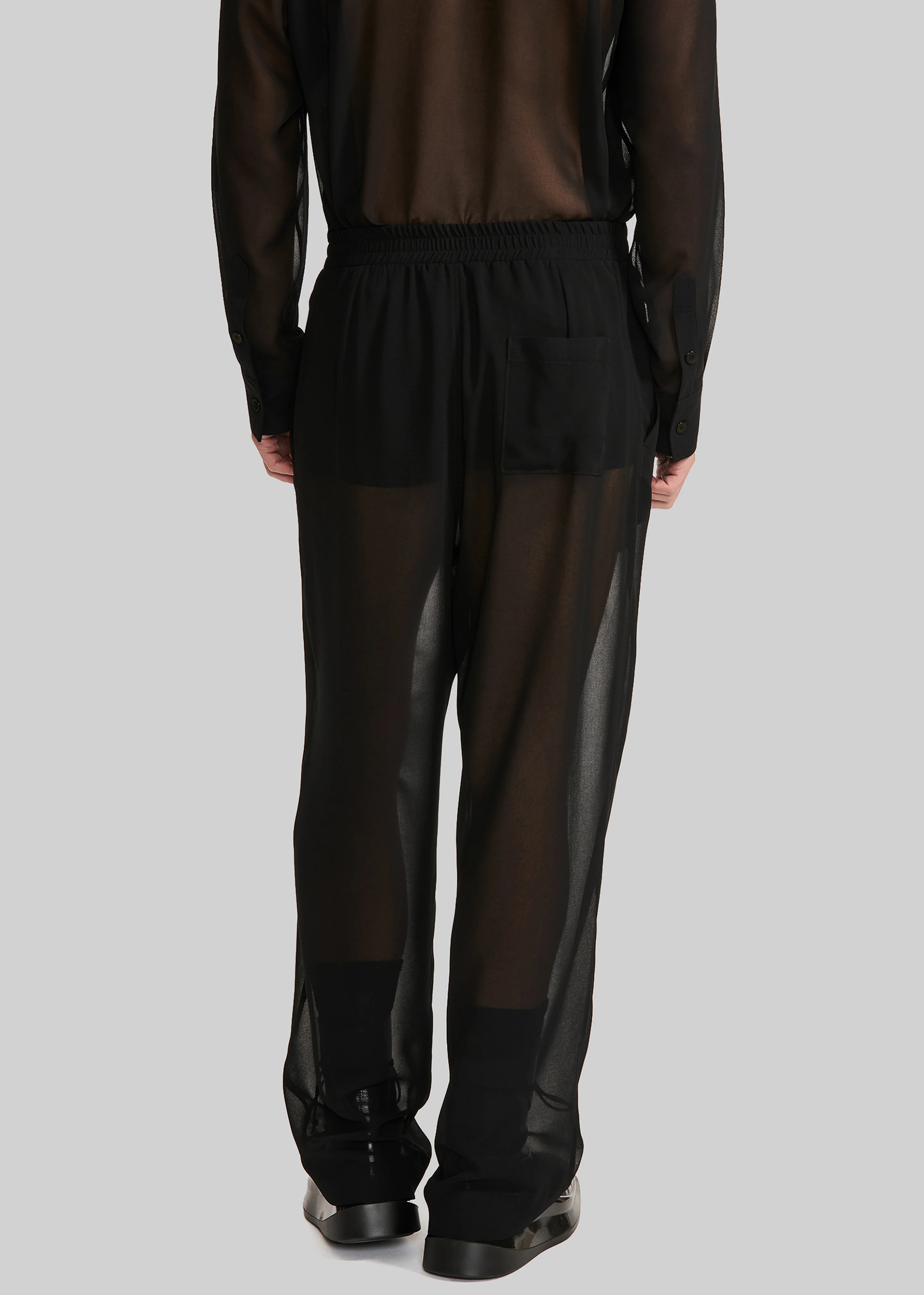 Louis Gabriel Nouchi Large Jogging Pants - Black - Image 5