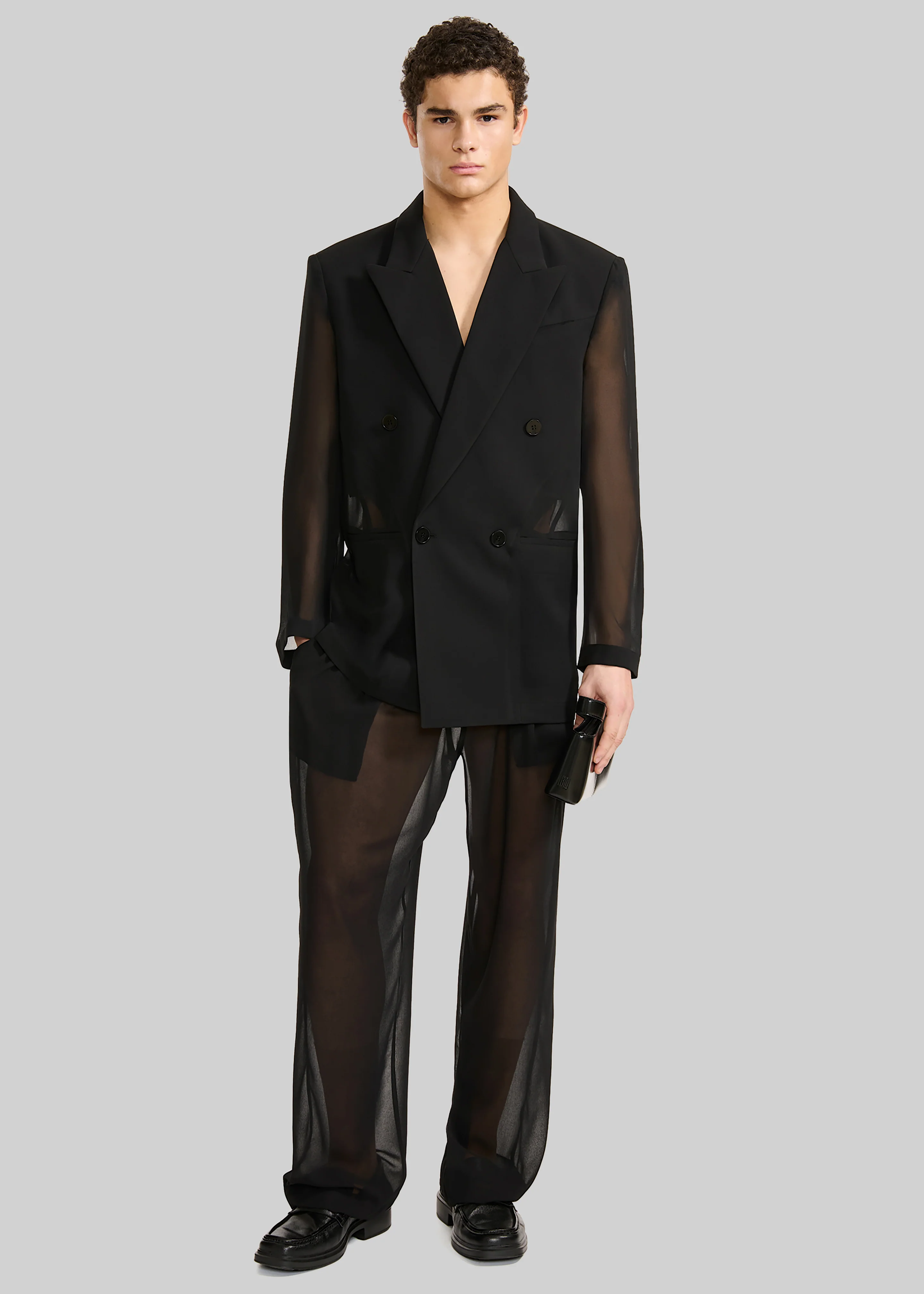 Louis Gabriel Nouchi Large Jogging Pants - Black - Image 6