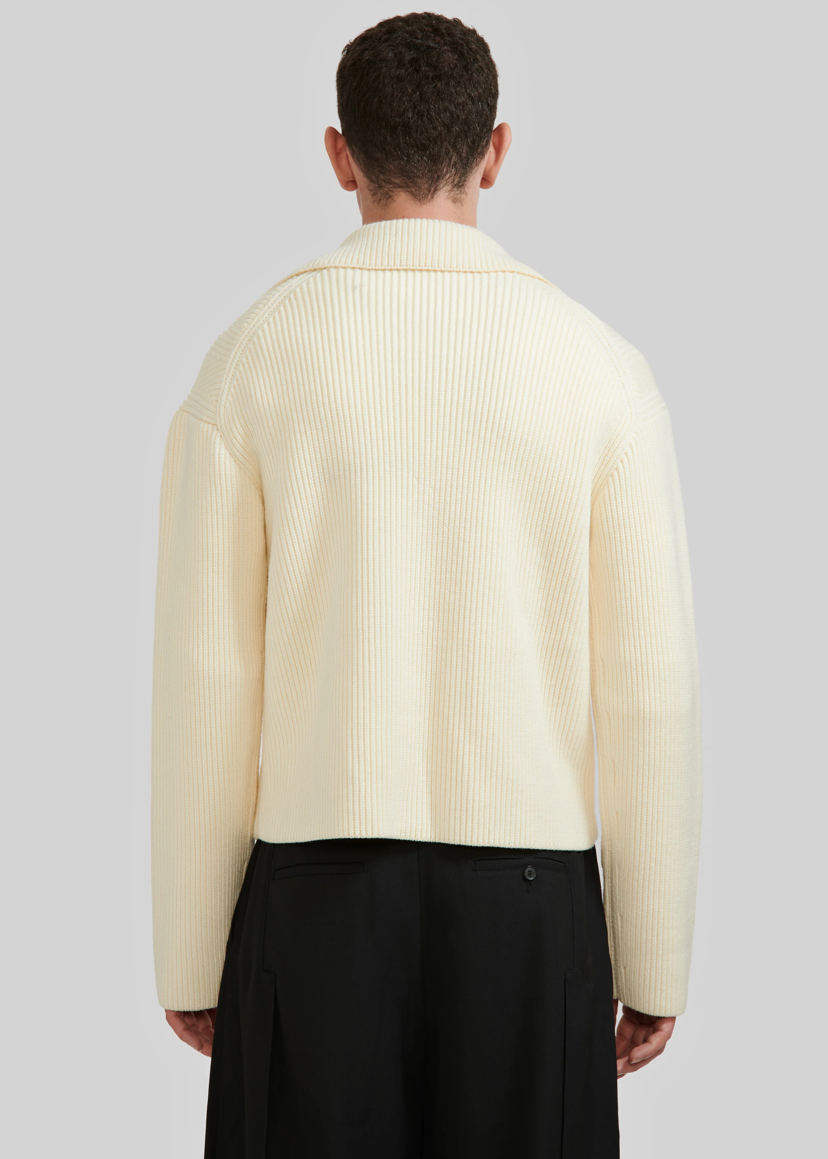 Louis Gabriel Nouchi Trucker Jumper - Bone - Image 4