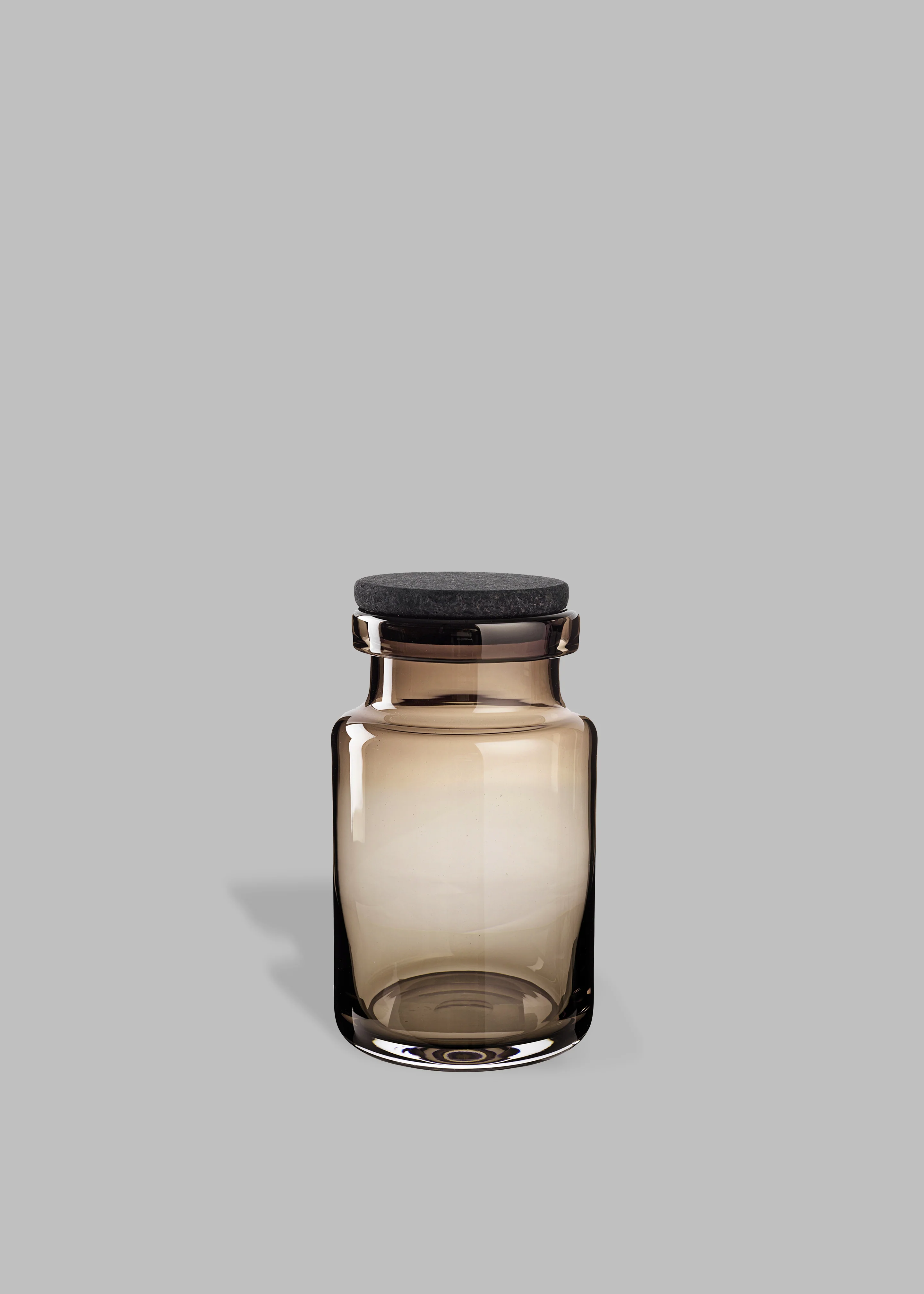 Louise Roe Viggo Glass Container - Smoke - Image 3