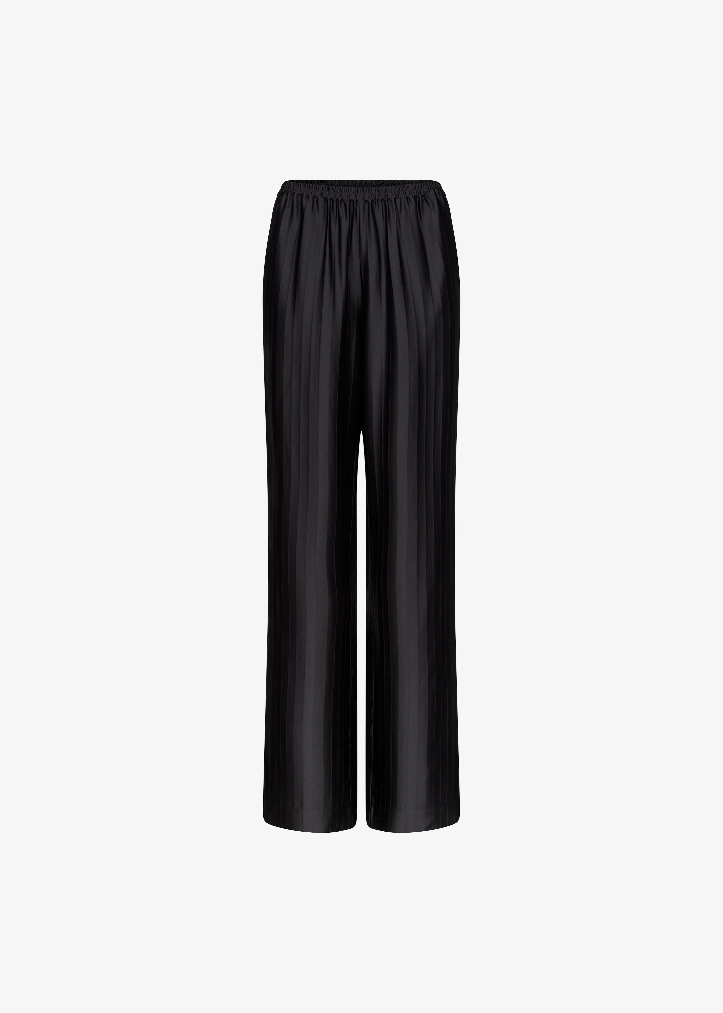 Loulou de Saison Kadala Silk Blend Trousers - Black - Image 7
