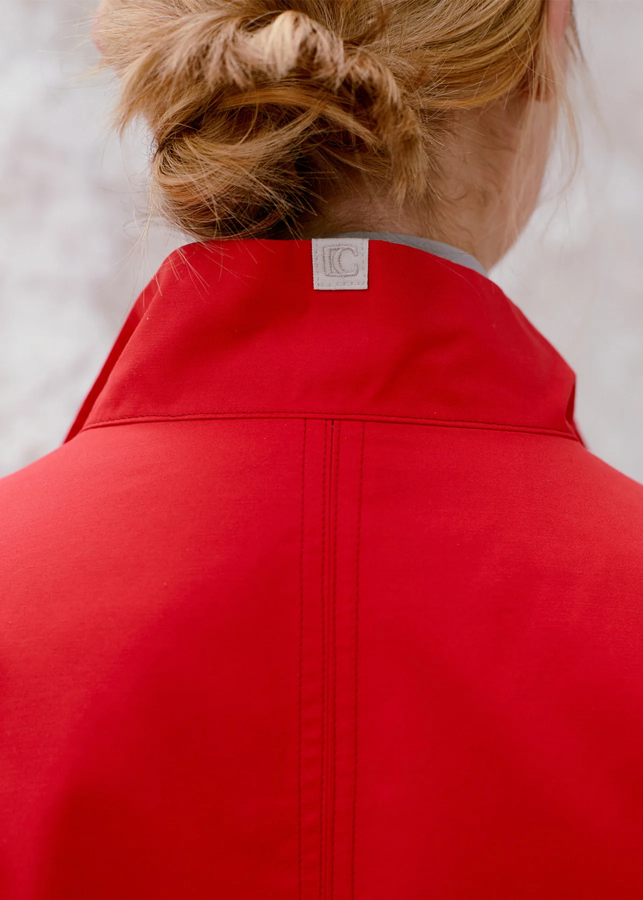 Low Classic Reversible Zip-Up Jumper - Red - Image 3