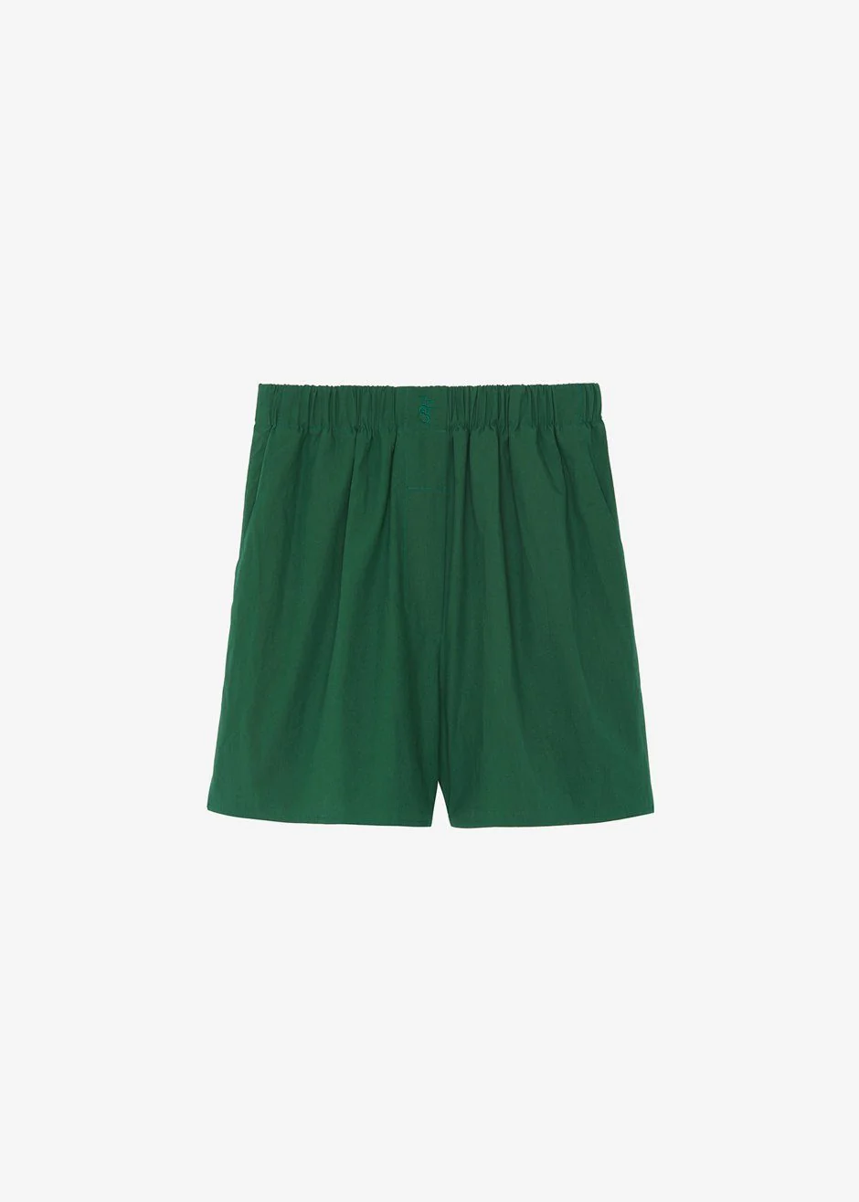 Lui Organic Cotton Boxer Short - Hunter Green - Image 11