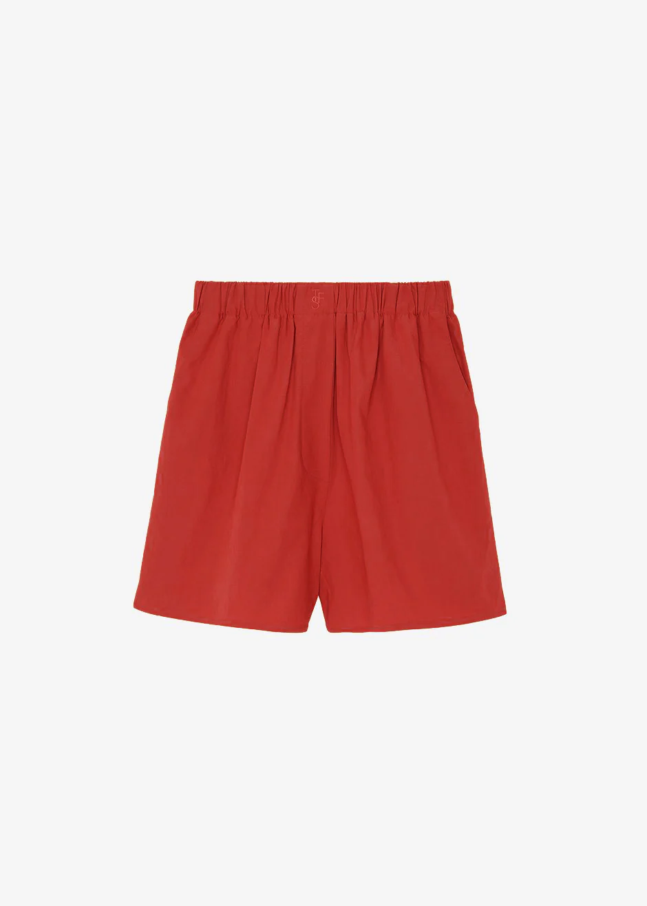 Lui Organic Cotton Boxer Shorts - Red - Image 6