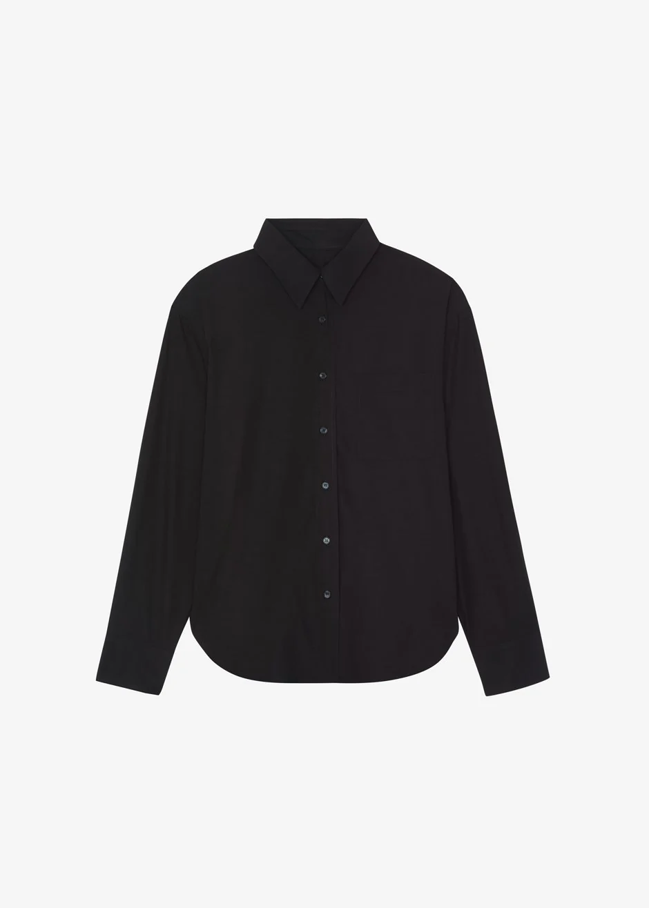 Lui Organic Cotton Shirt - Black - Image 12