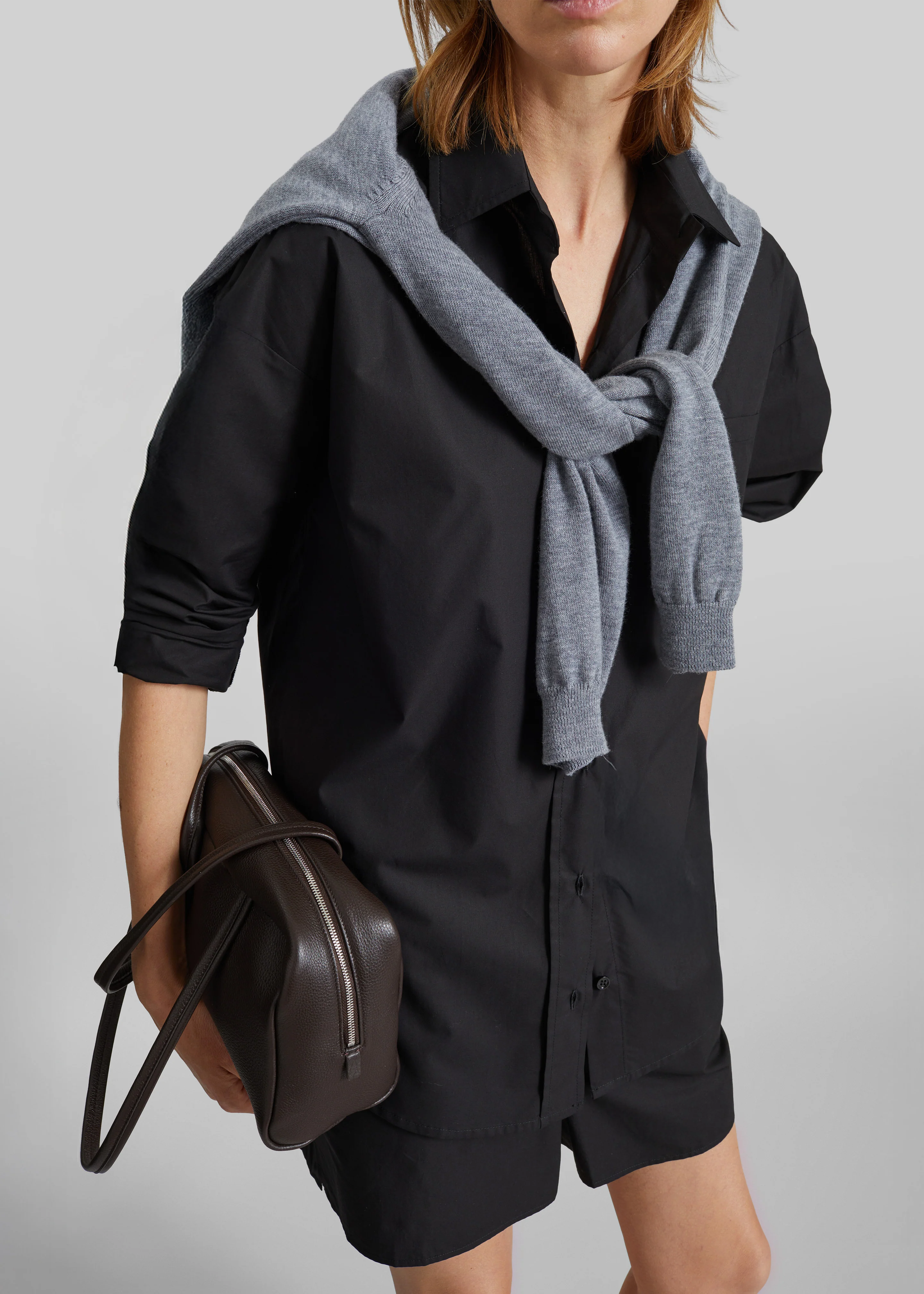 Lui Organic Cotton Shirt - Black - Image 6