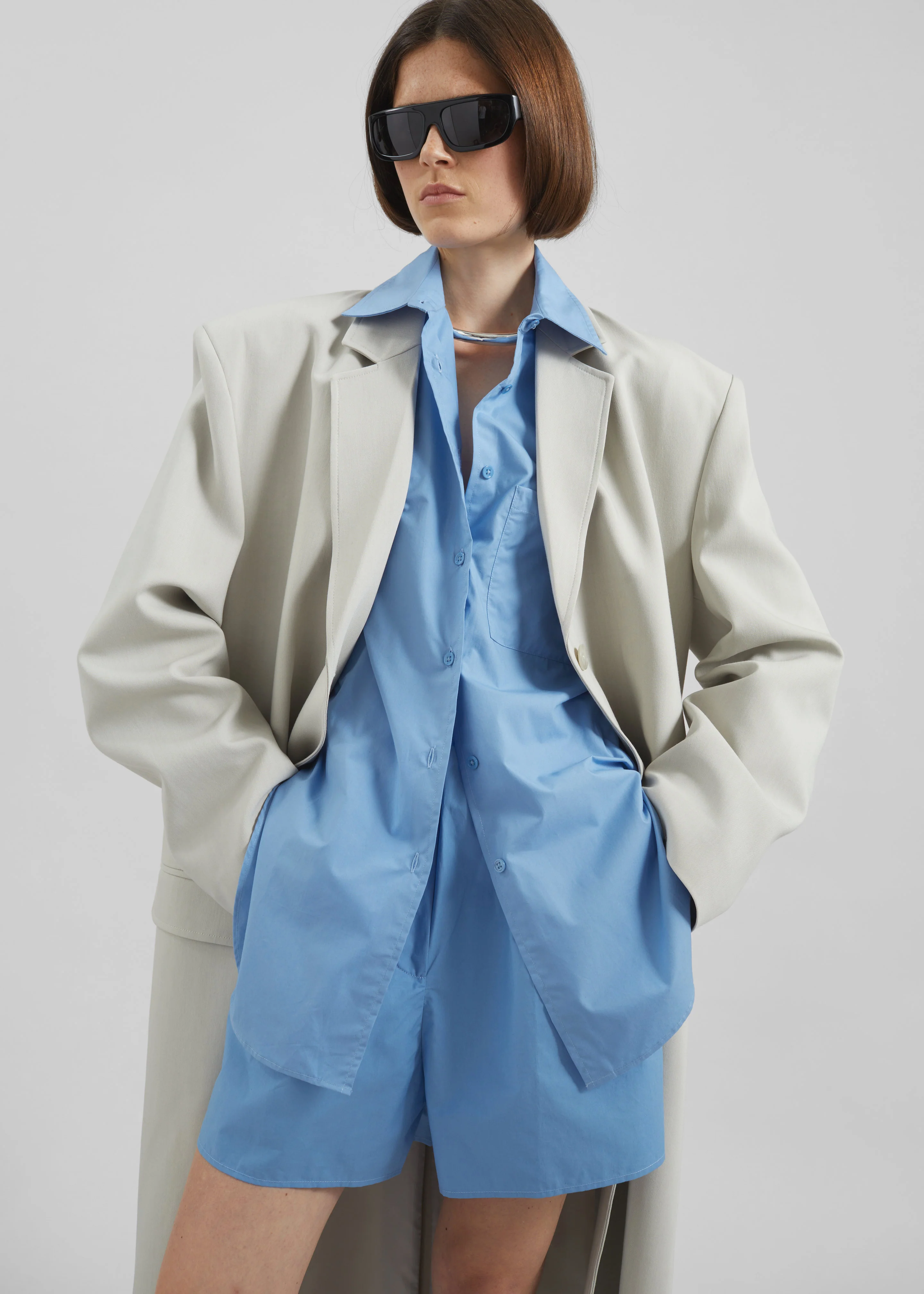 Lui Organic Cotton Shirt - Blue - Image 10