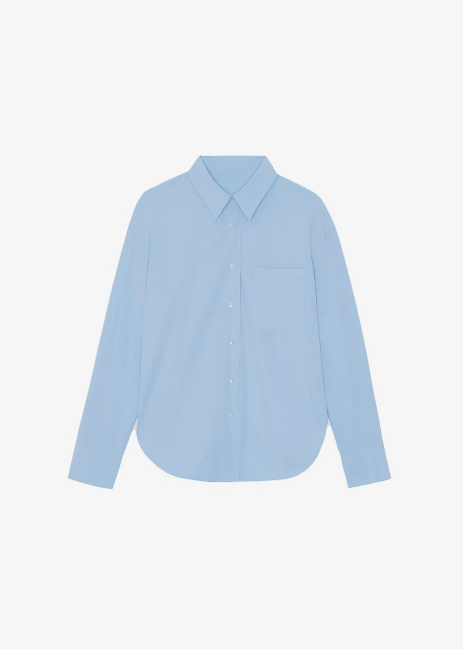 Lui Organic Cotton Shirt - Blue - Image 13
